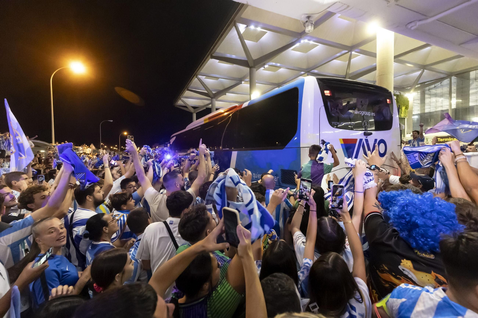 Así fue la locura del ascenso del Málaga CF en Tarragona