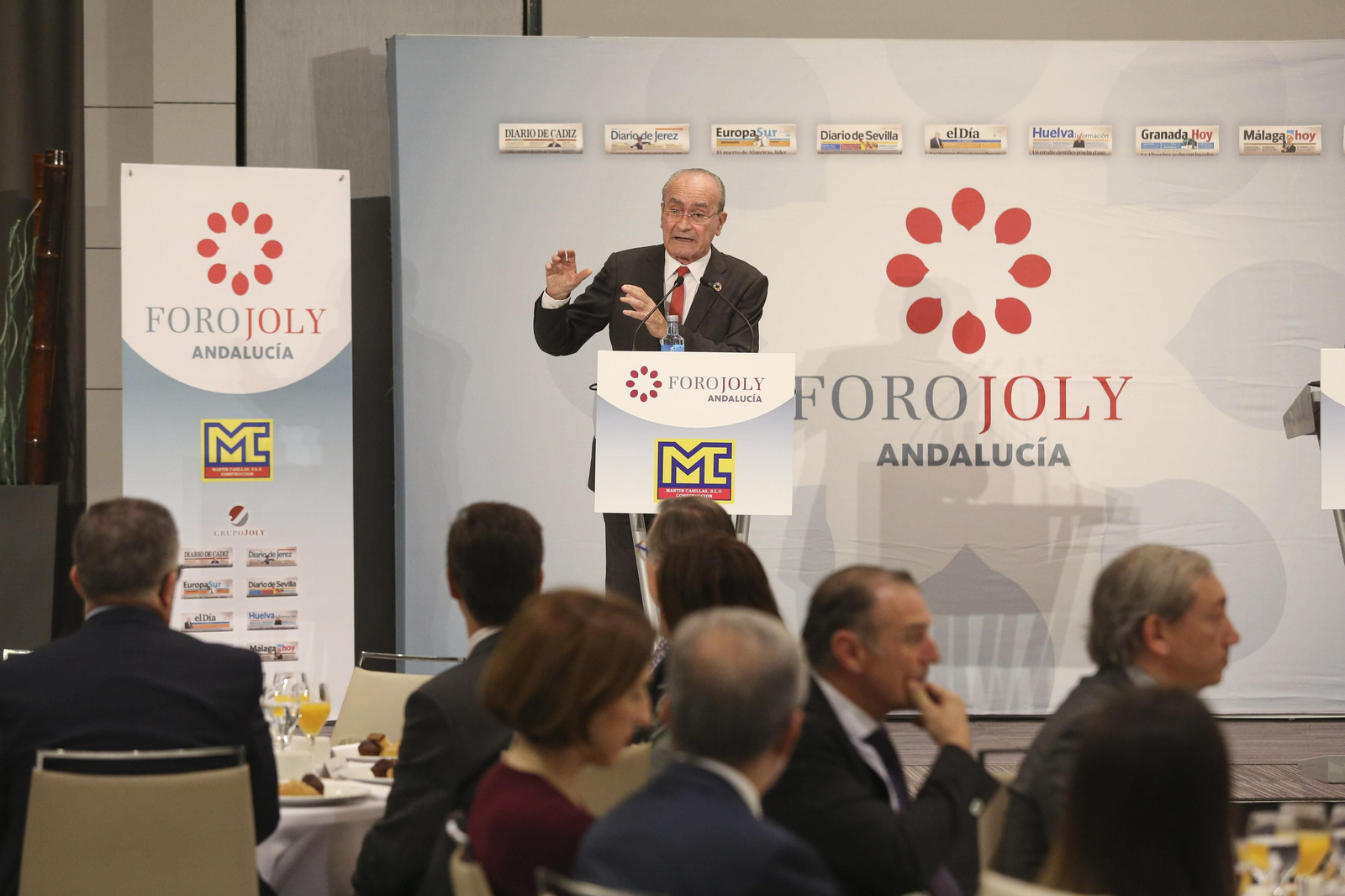 Fotos del Desayuno informativo Grupo Joly con el alcalde de Málaga