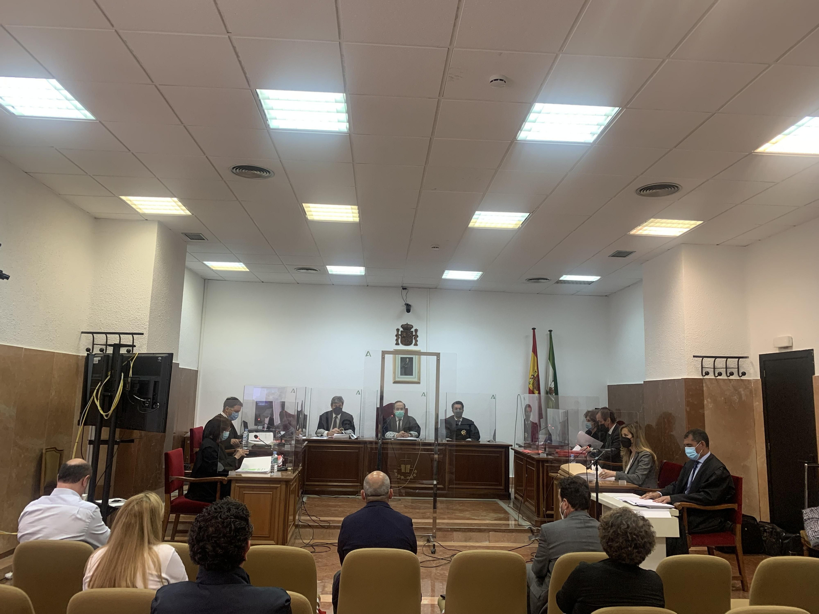 Una imagen del juicio que se ha celebrado este miércoles para determinar el futuro de los trabajadores de Tívoli.