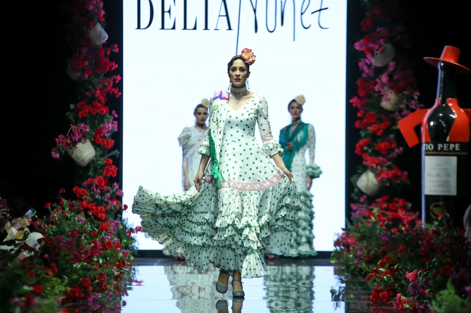 Desfile de Delia Flamenca Pol Núñez en la Pasarela Flamenca Tío Pepe Jerez 2024