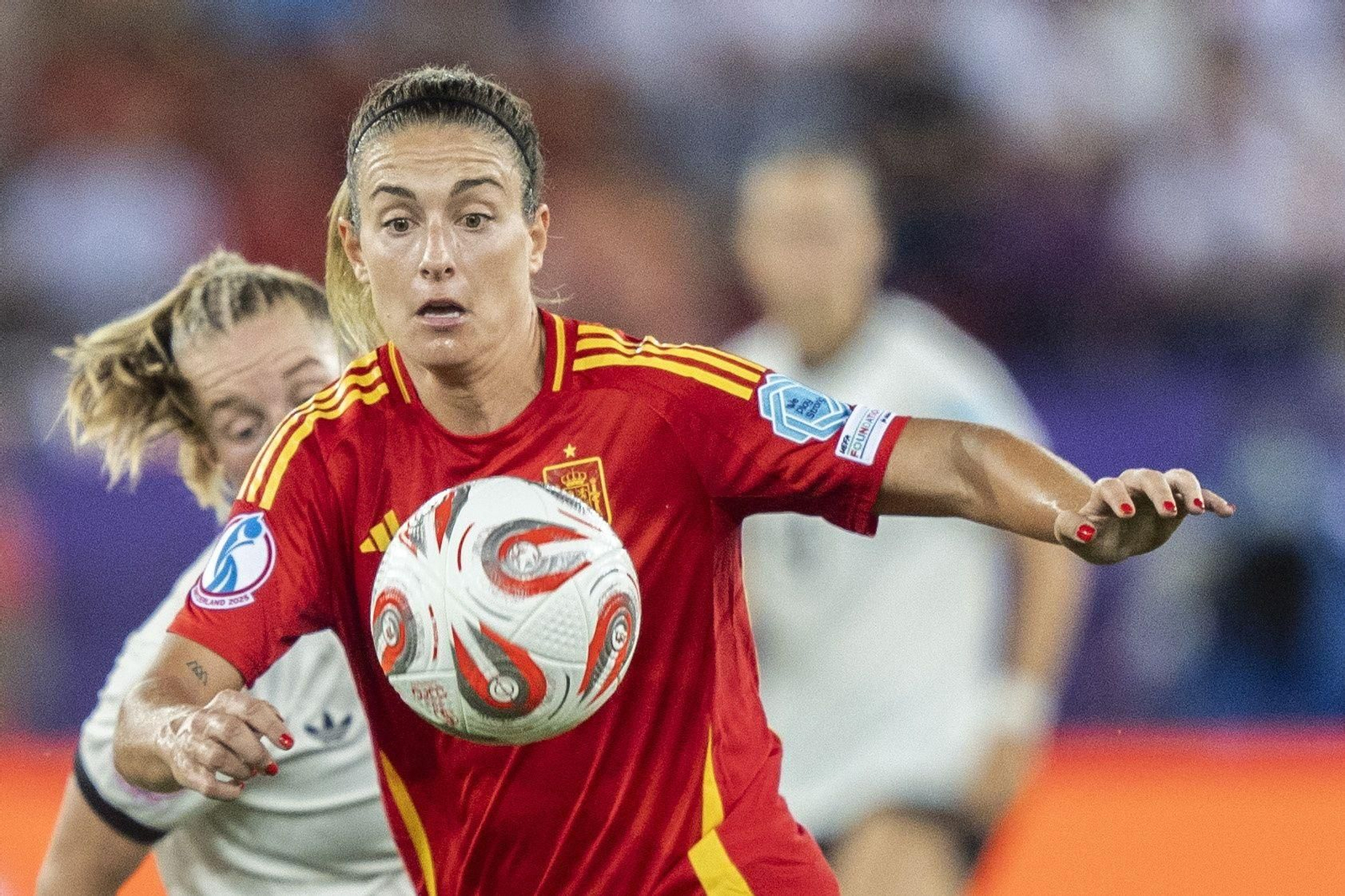 Las mejores imágenes de la semifinal Alemania-España de la Eurocopa femenina