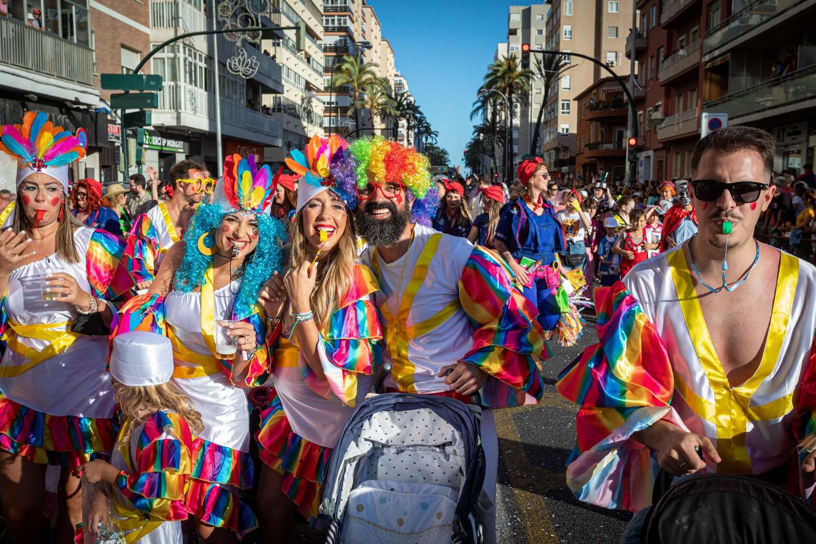 La cabalgata del Carnaval de Cádiz 2022, en imágenes
