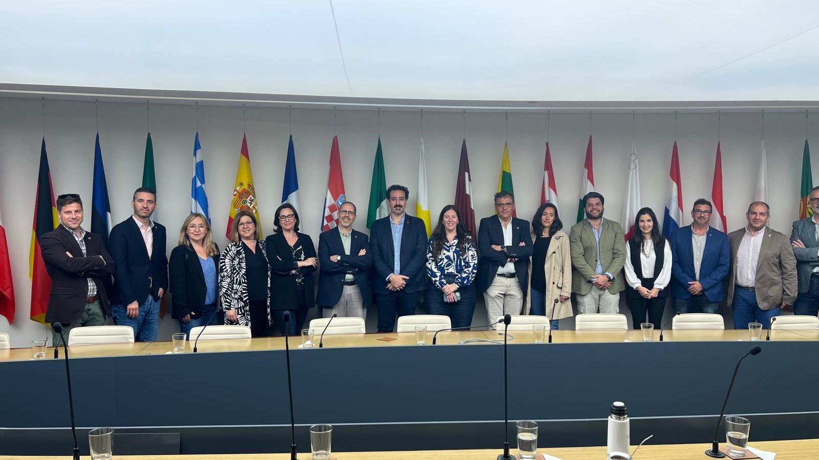 Otra imagen de la visita a Argentina.