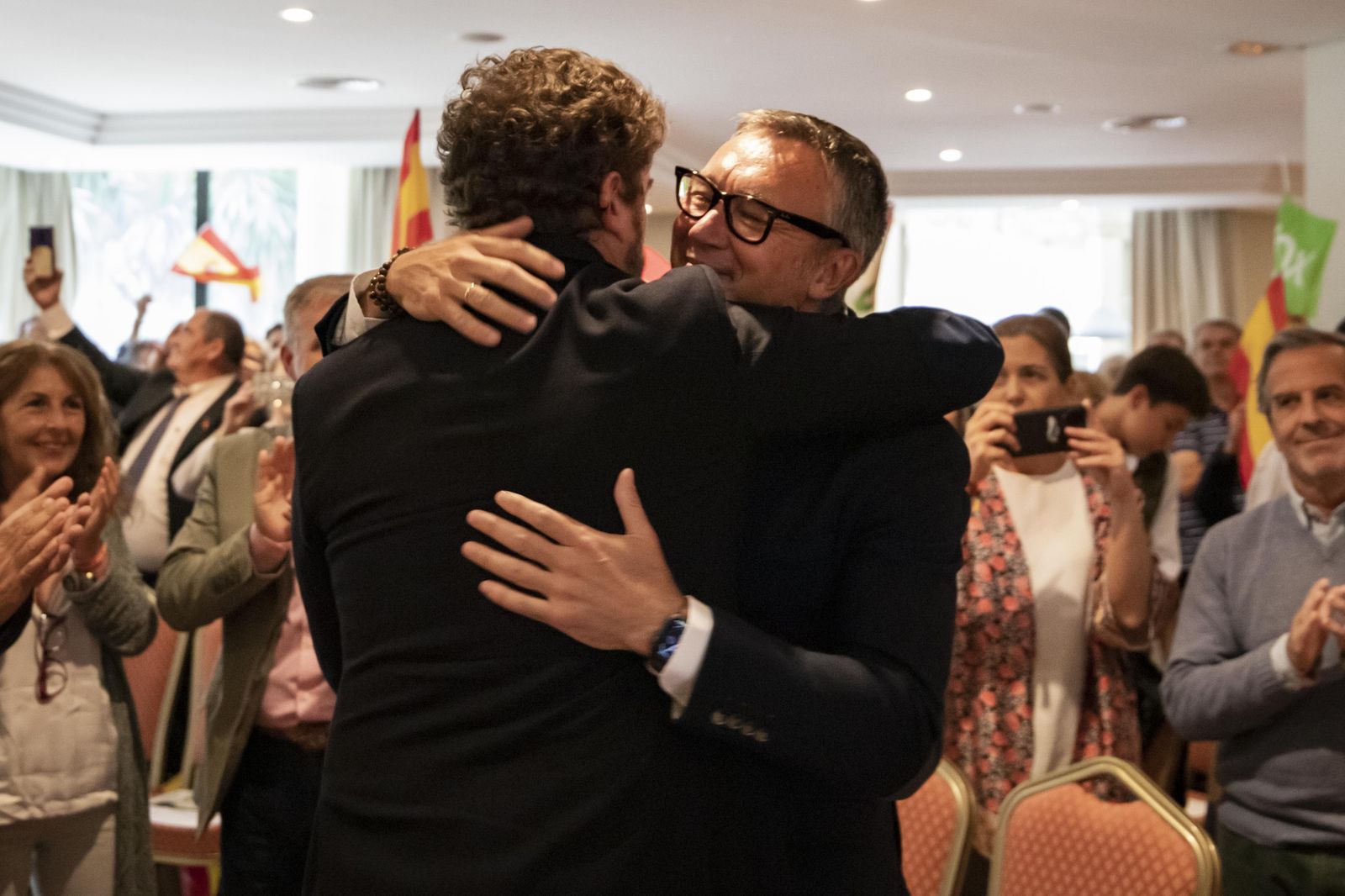 Espinosa de los Monteros, en un mitin de Vox en Jerez