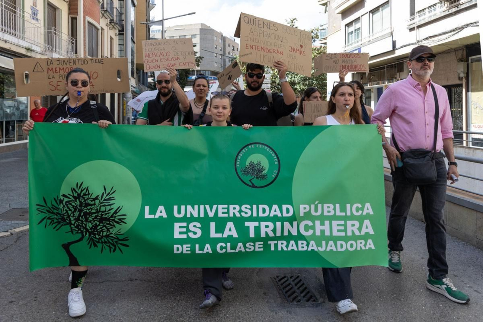Manifestación convocada por el 1º de Mayo