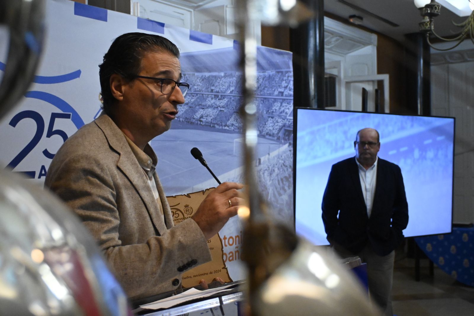 Acto de celebración del 25 aniversario de la Peña Cultural Recreativista 'El Milenio' en imágenes