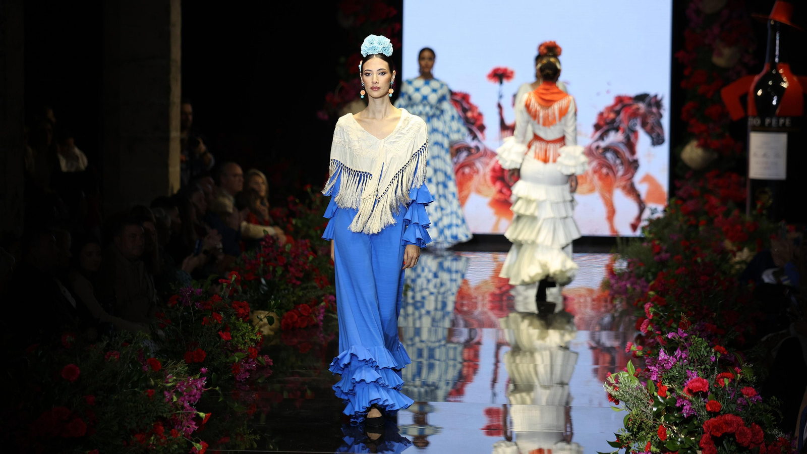Desfile de Inmaculada González en la Pasarela Flamenca Tío Pepe Jerez 2024