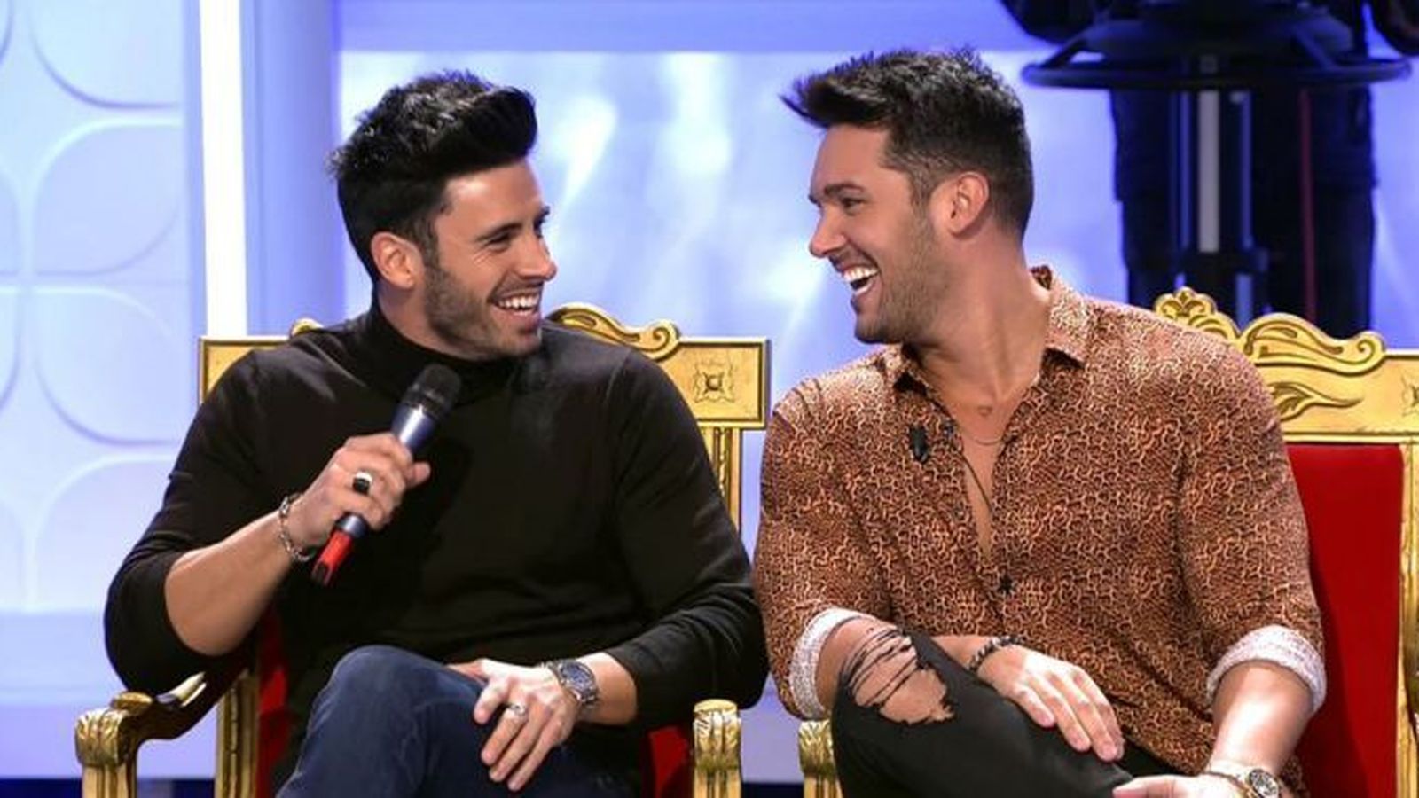 Noel Bayarri y Santana en 'Mujeres y Hombres y Viceversa'