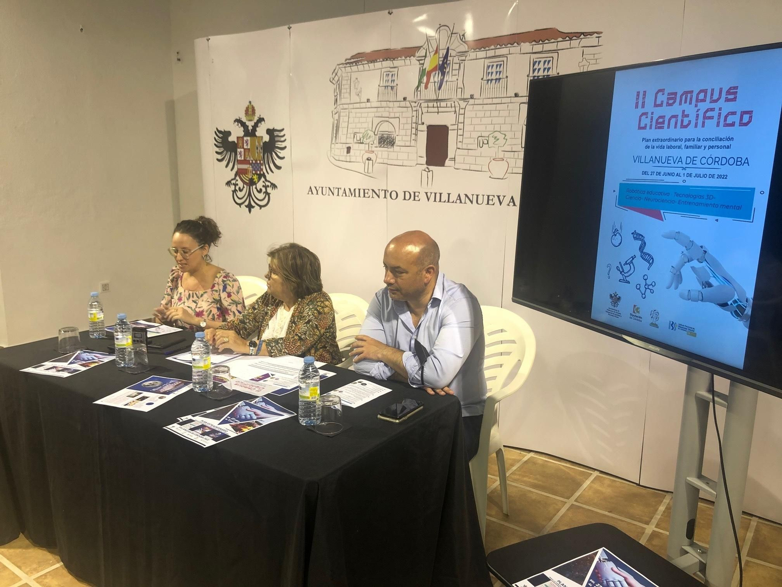 Presentación de los campus de verano de Villanueva de Córdoba.