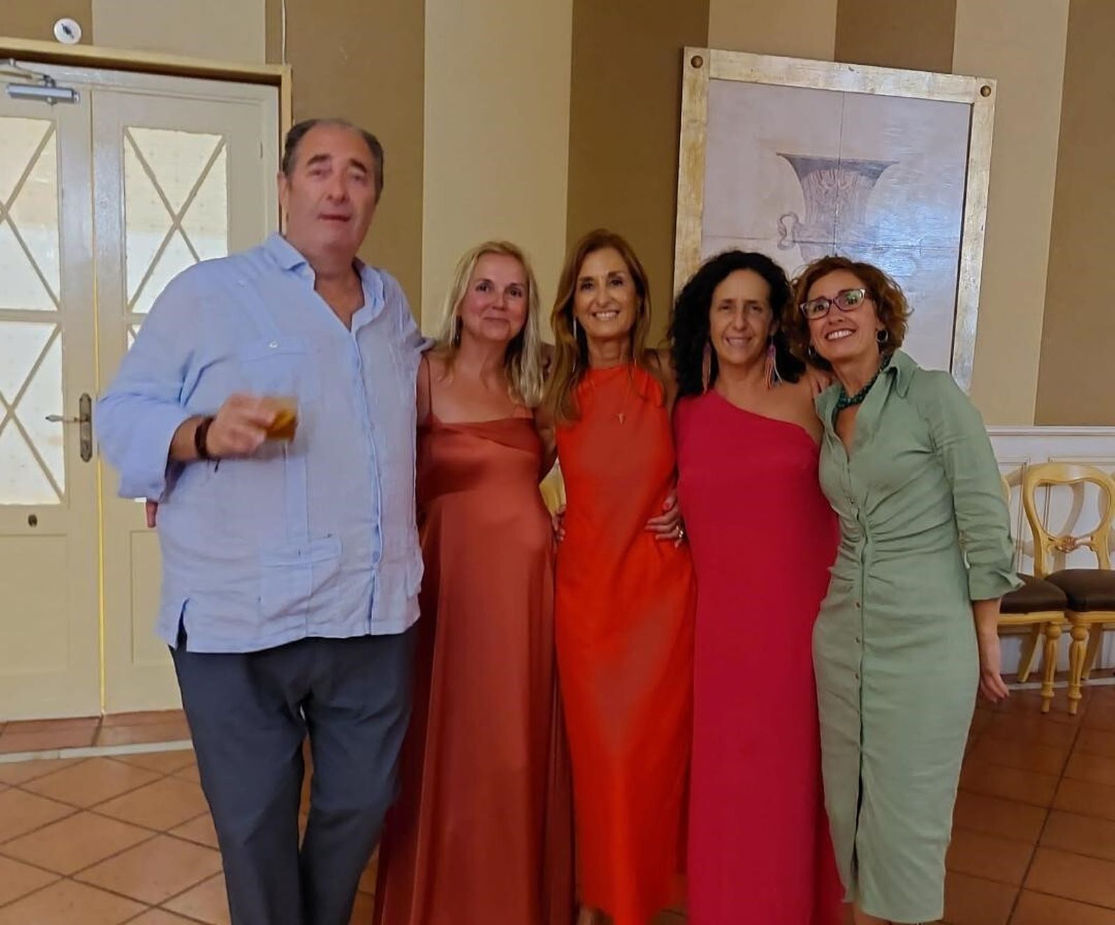 Antonio Hernández Rodicio, Nieves Martínez, Miriam Cervera, Esperanza Hernández Rodicio y Laura Cervera.