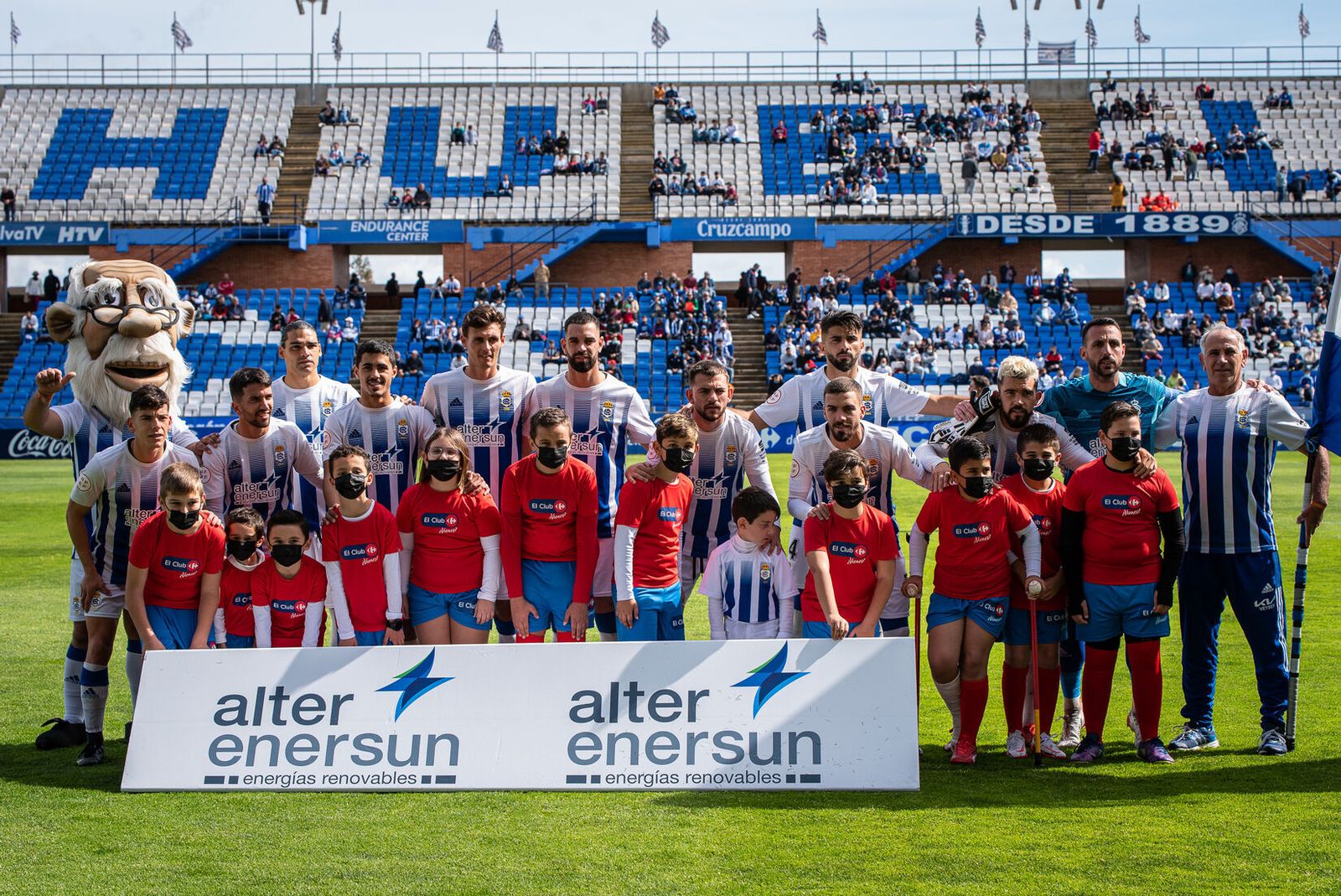 El once inicial del Recreativo-Los Barrios
