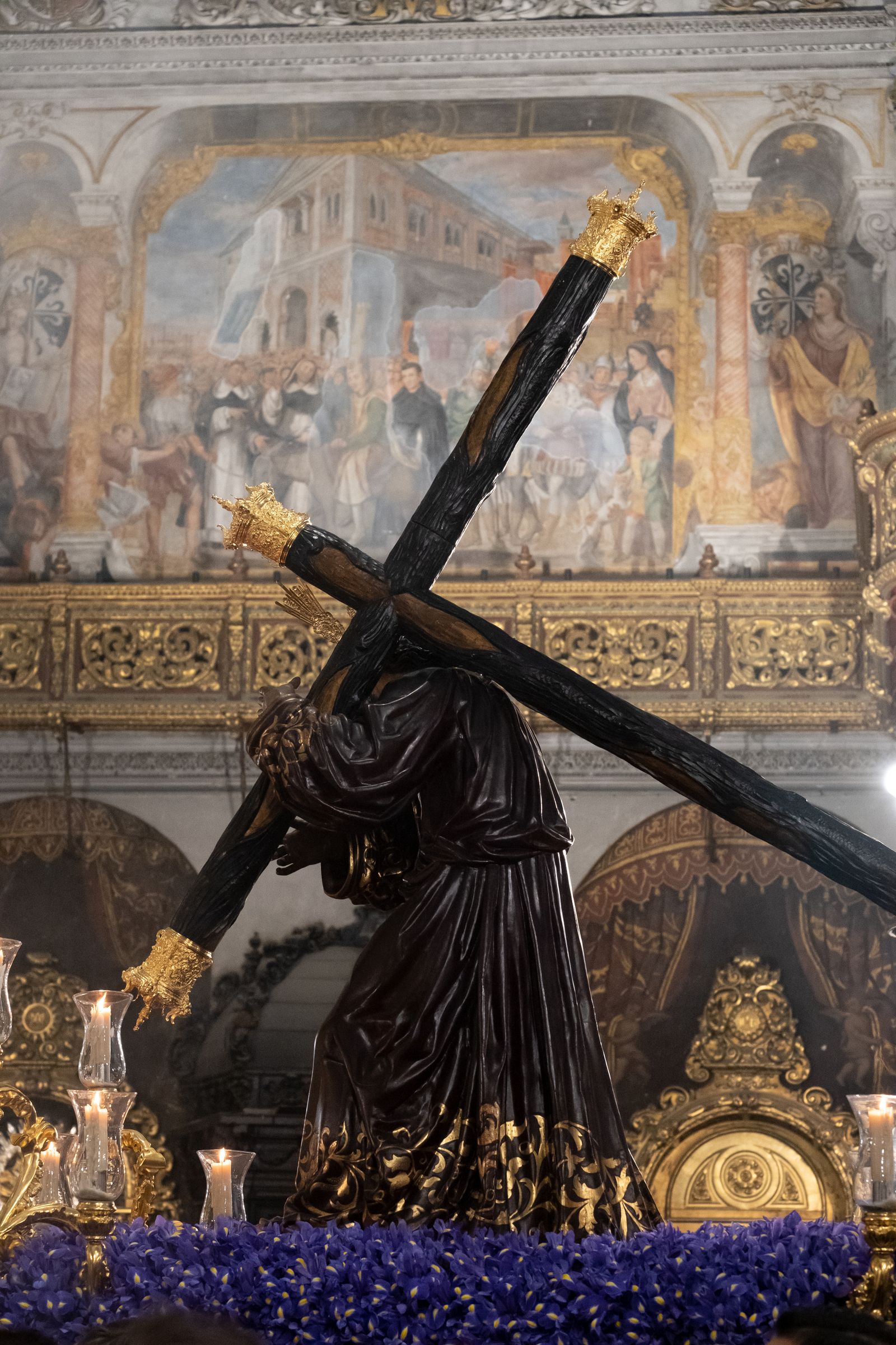 El vía crucis extraordinario de la Candelaria, en imágenes