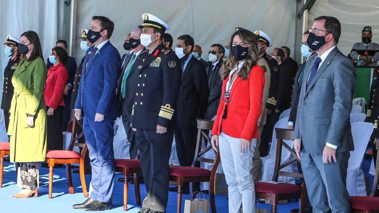 Así ha sido la botadura de la corbeta 'Unayzah' en Navantia San Fernando