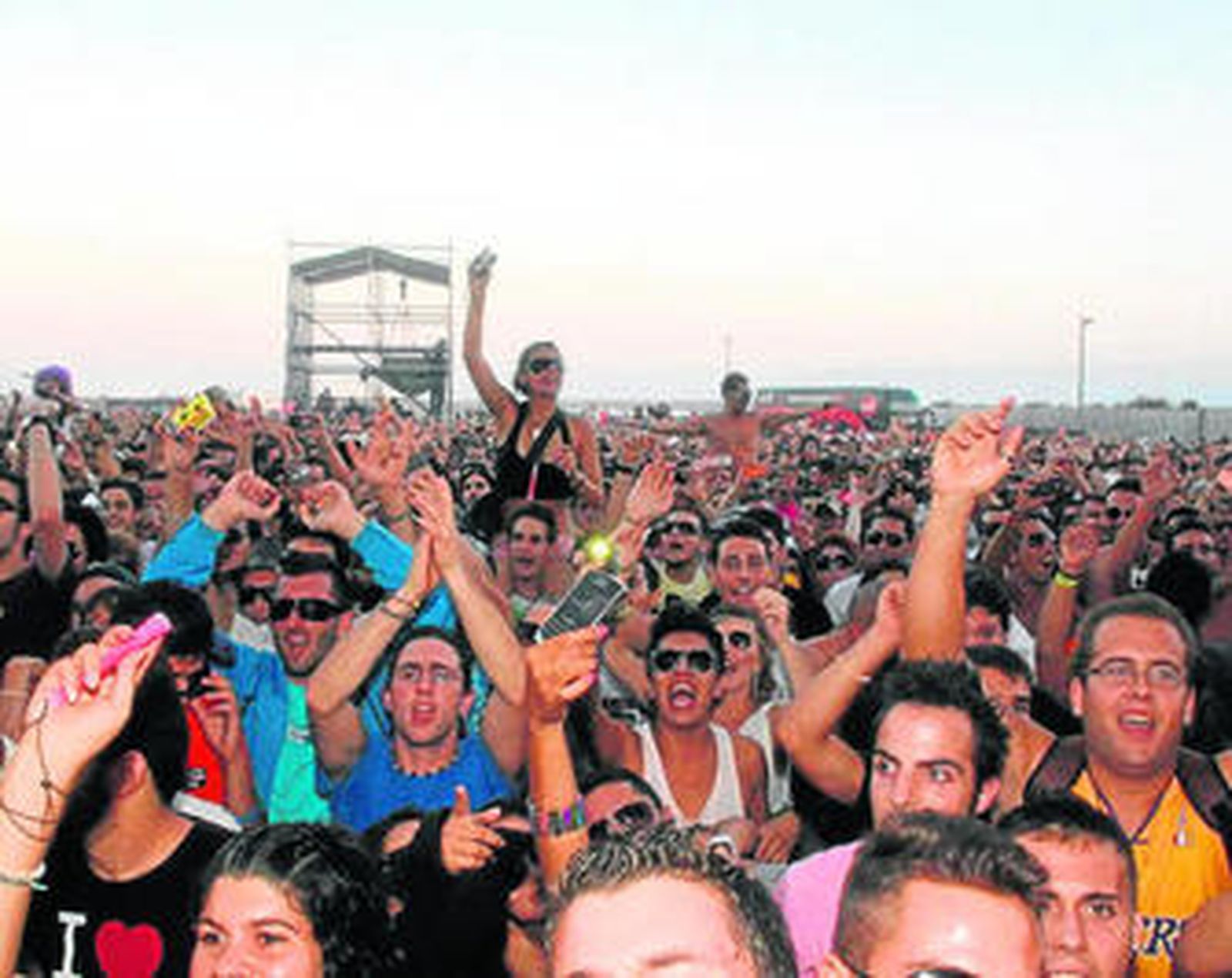 Vista del recinto de El Ejido, en la edición del 'Creamfields' del pasado agosto.
