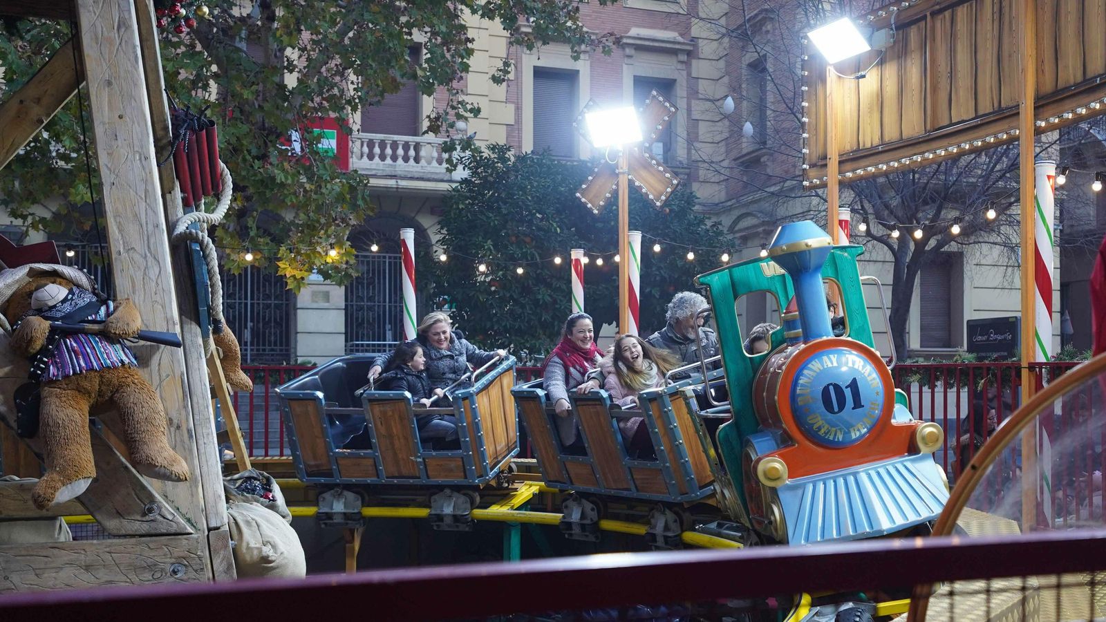 Paseo en una atracción del Bulevar.