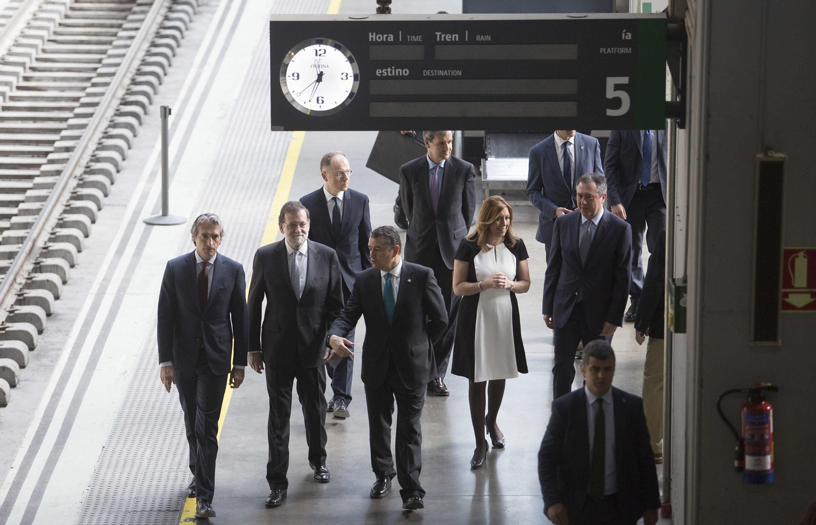 Las imágenes de la conmemoración de los 25 años del AVE