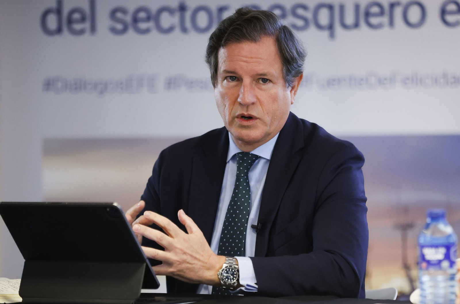 Javier Garat, secretario general de la Confederación Española de Pesca y presidente de Europêche.