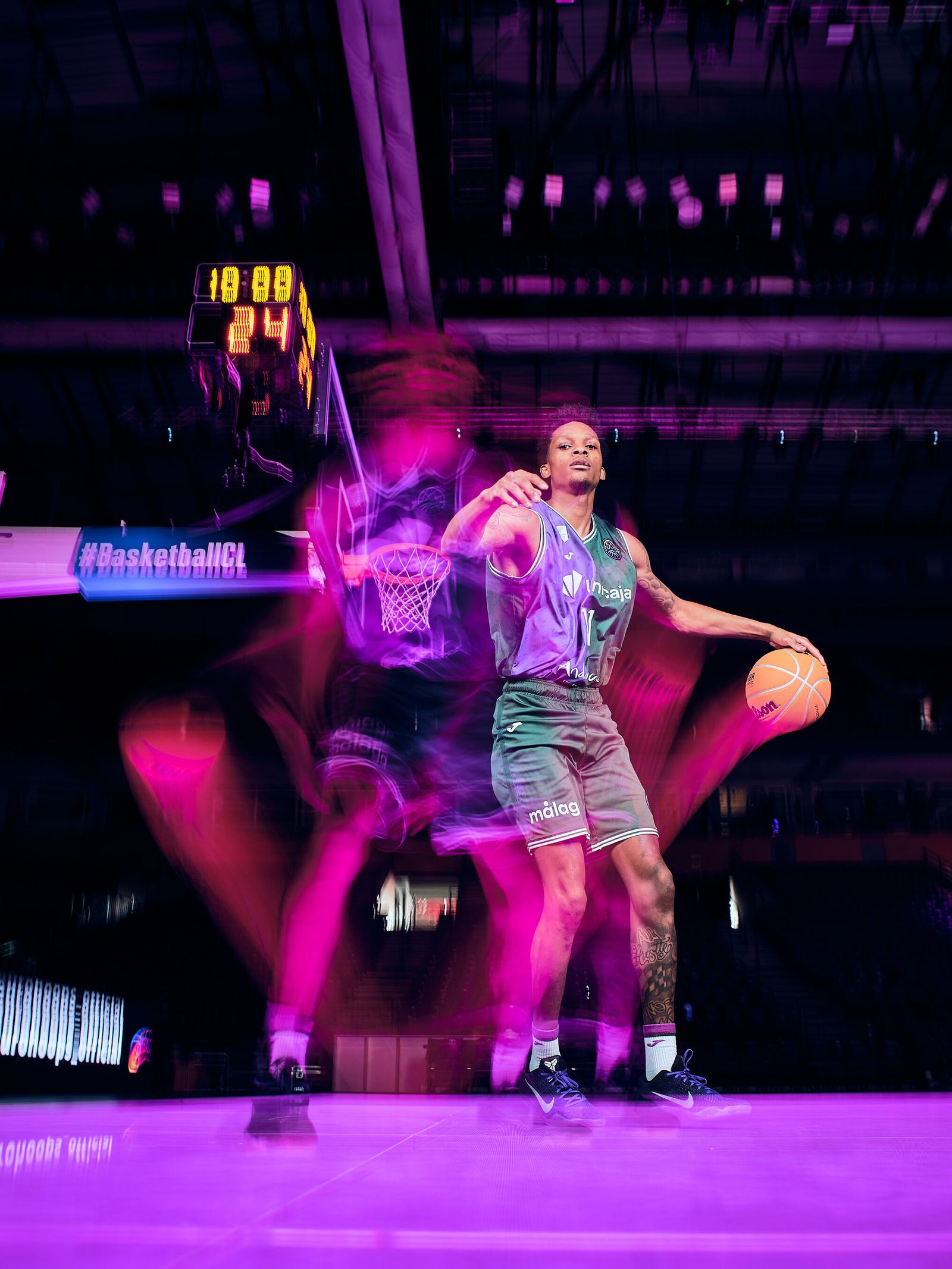 Las futuristas imágenes del Unicaja en el Belgrado Arena