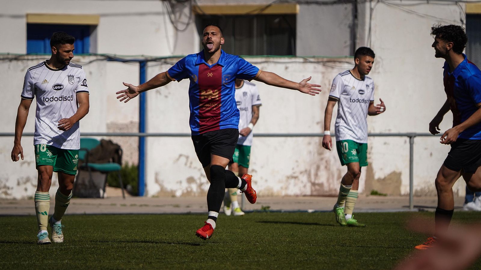 Dani Herrera celebra el 1-0.