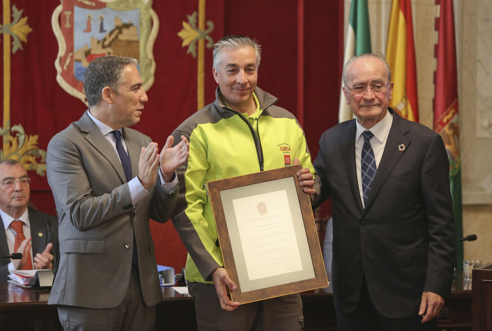 Menciones en el Pleno de Málaga para reconocer al operativo de rescate de Julen