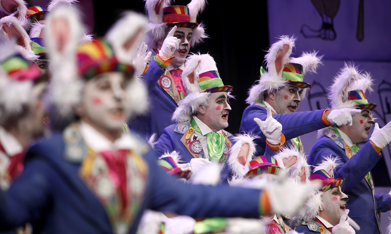 Las imágenes de la quinta función de cuartos