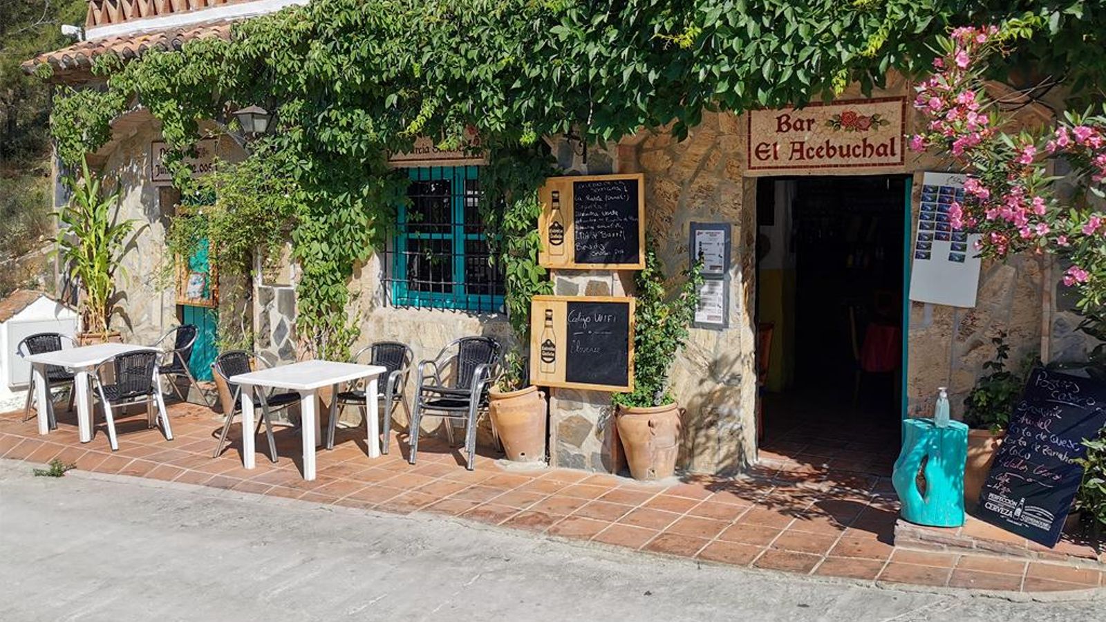 El restaurante de El Acebuchal. El restaurante de El Acebuchal.