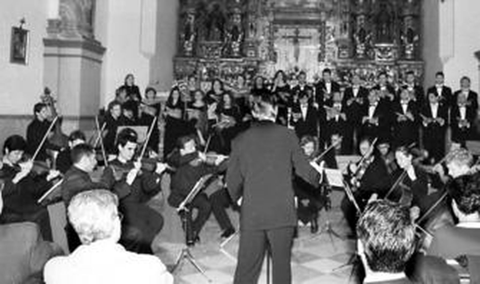 La Orquesta Barroca de Sevilla durante uno de sus conciertos anteriores en Jerez.