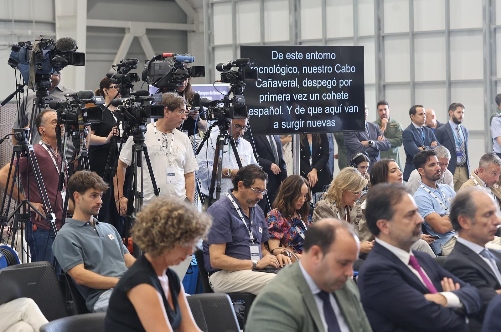 Imágenes de la inauguración del CEUS por Pedro Sánchez en Moguer