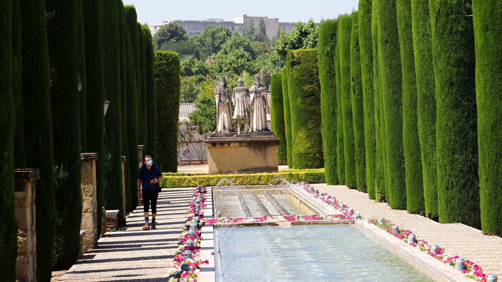 Jardines del Alcázar de Córdoba.