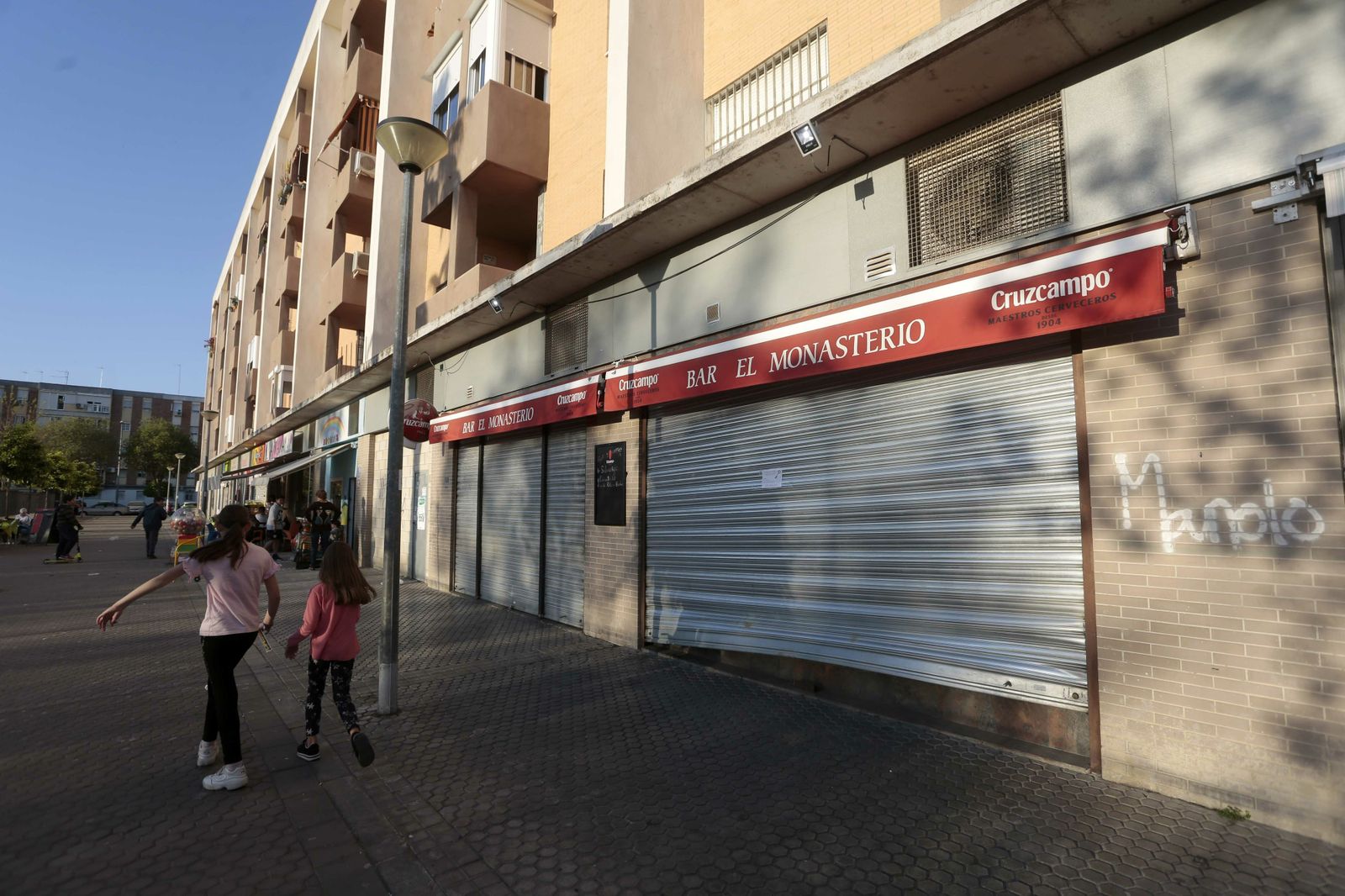 Uno de los bares en los que robó el delincuente.