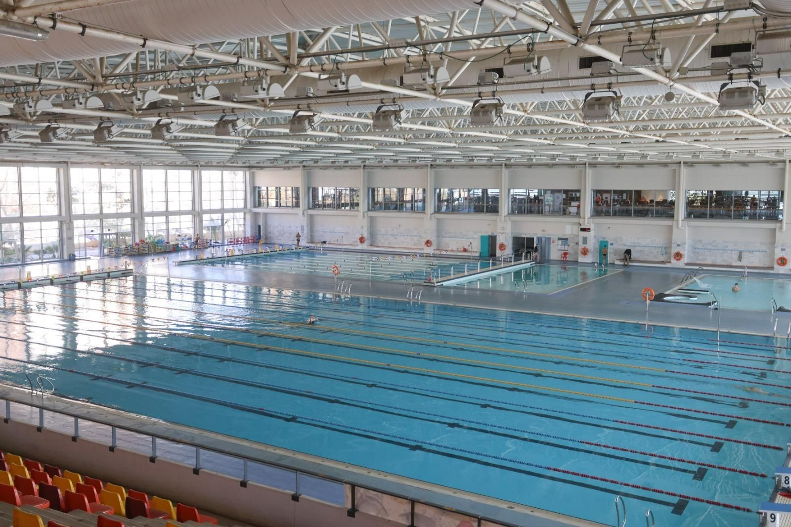 La reapertura de la piscina de 50 metros de Inacua, en imágenes
