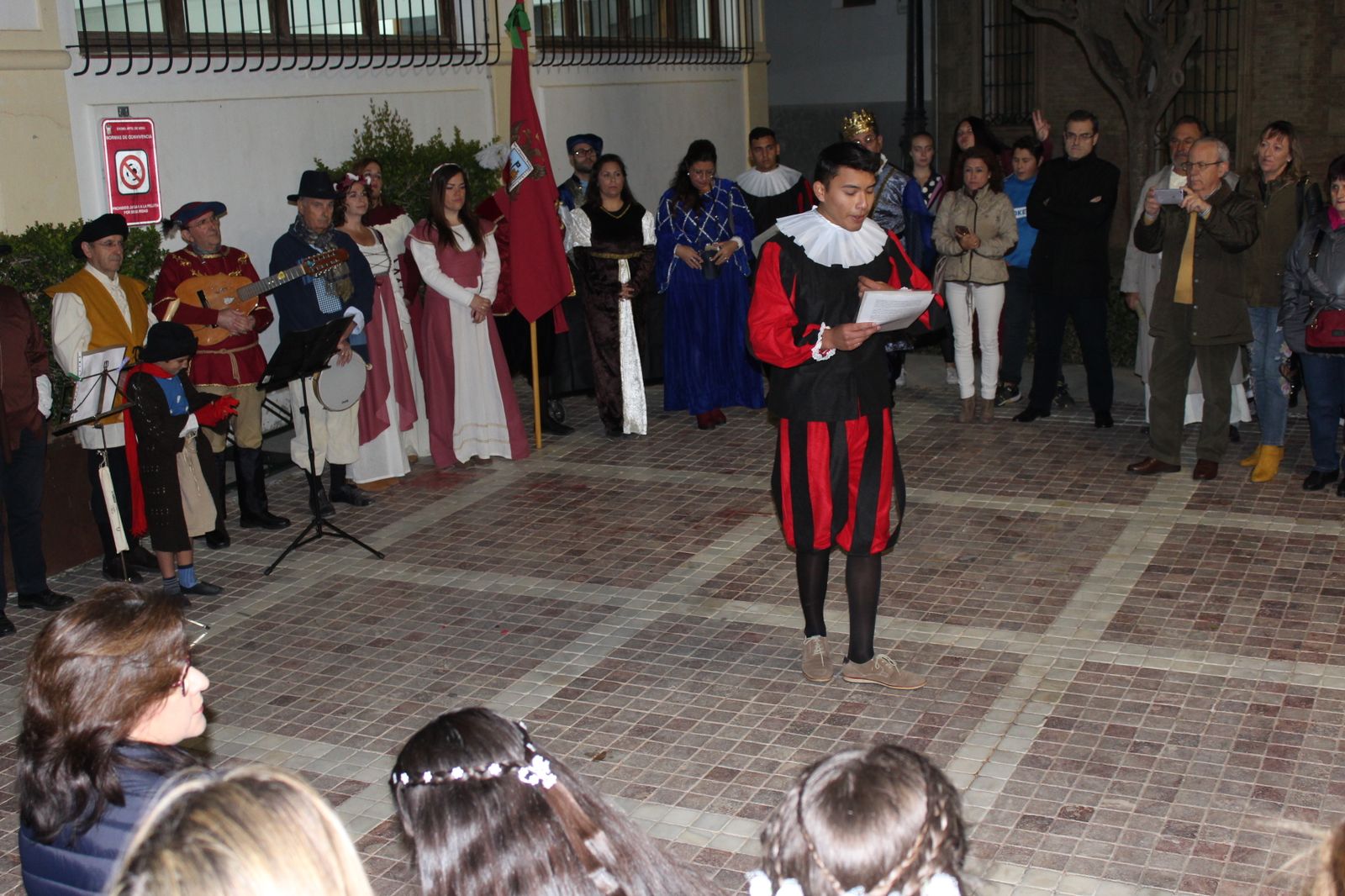 Representación histórica en la Plaza del Hospital de Vera.