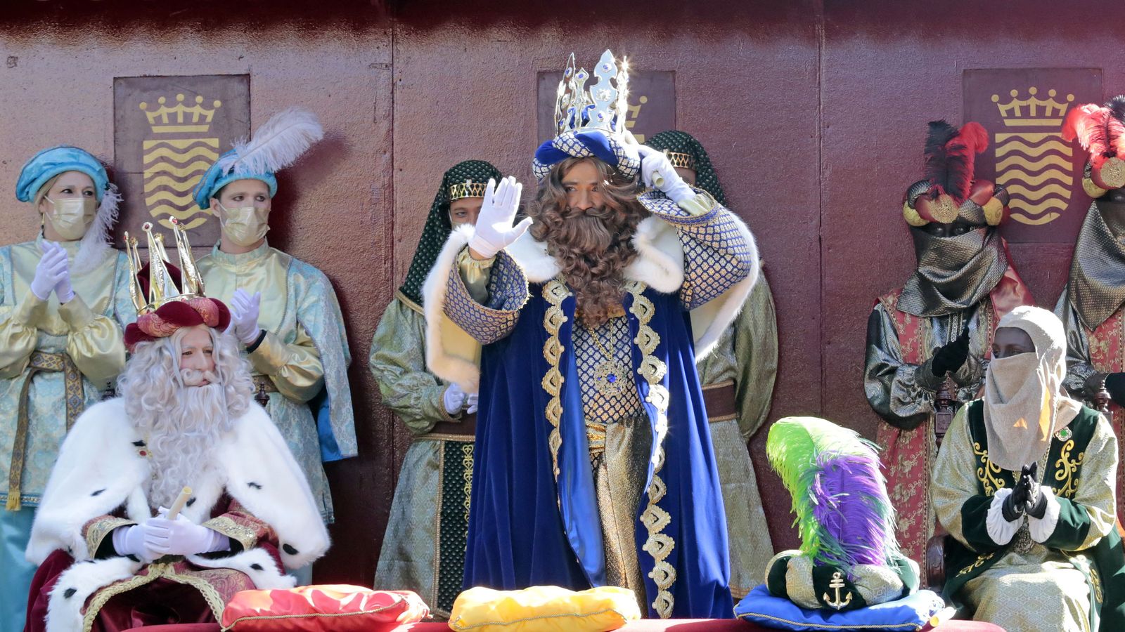 Coronación de los Reyes Magos de Jerez en el Alcázar