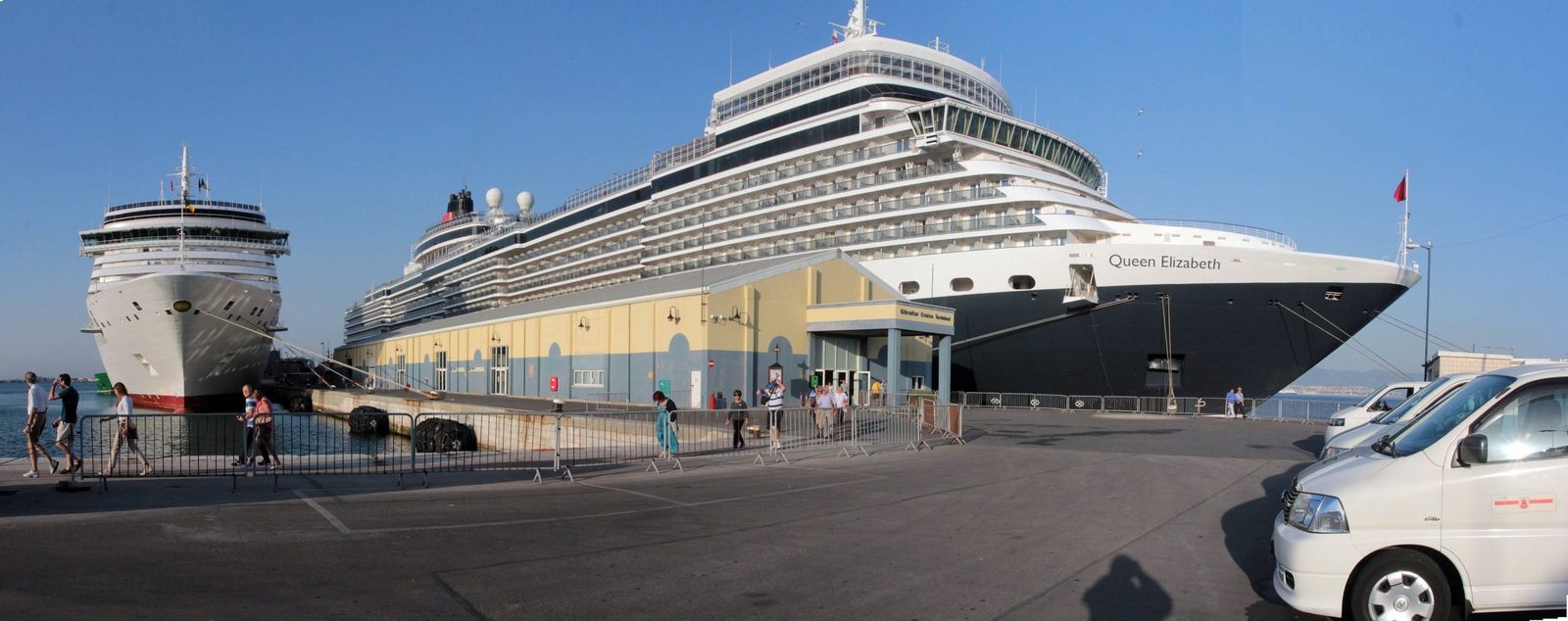 La terminal de cruceros de Gibraltar.