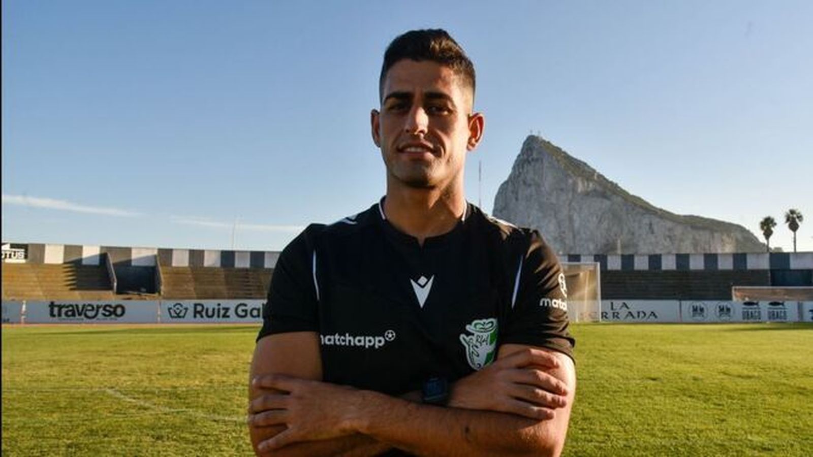 El árbitro linense José Antonio Palomares