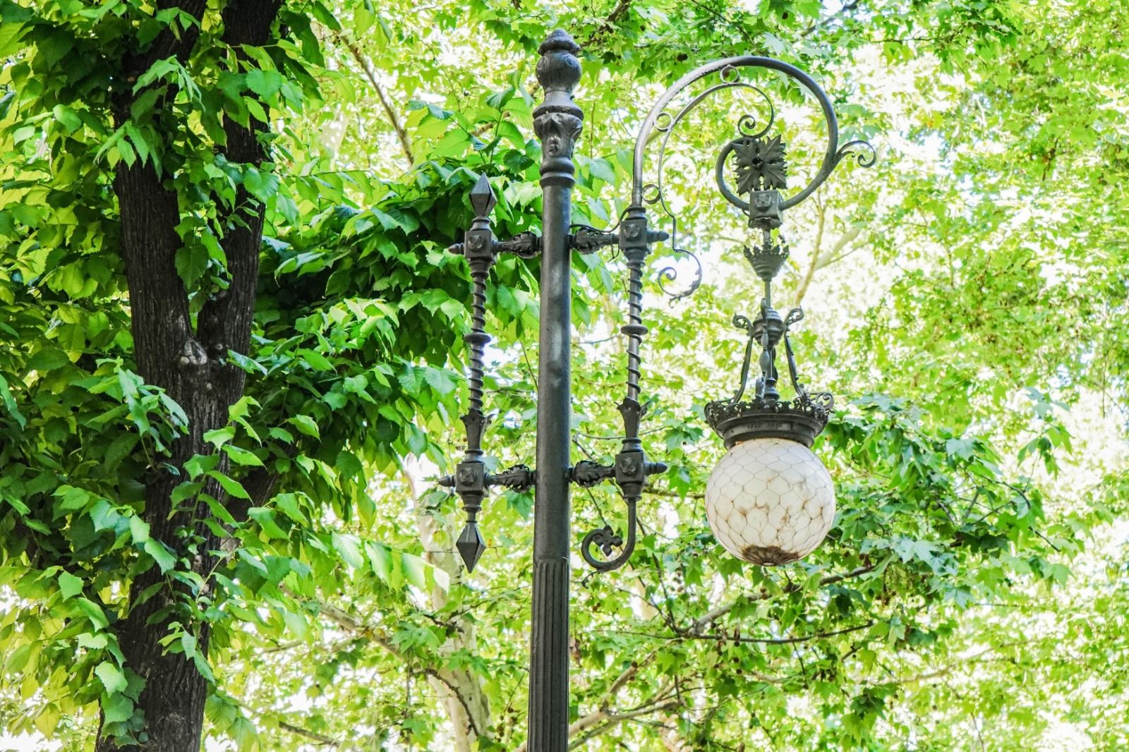 Las dificultades para cambiar las farolas de la Carrera de la Virgen, un diseño exclusivo de hace 30 años