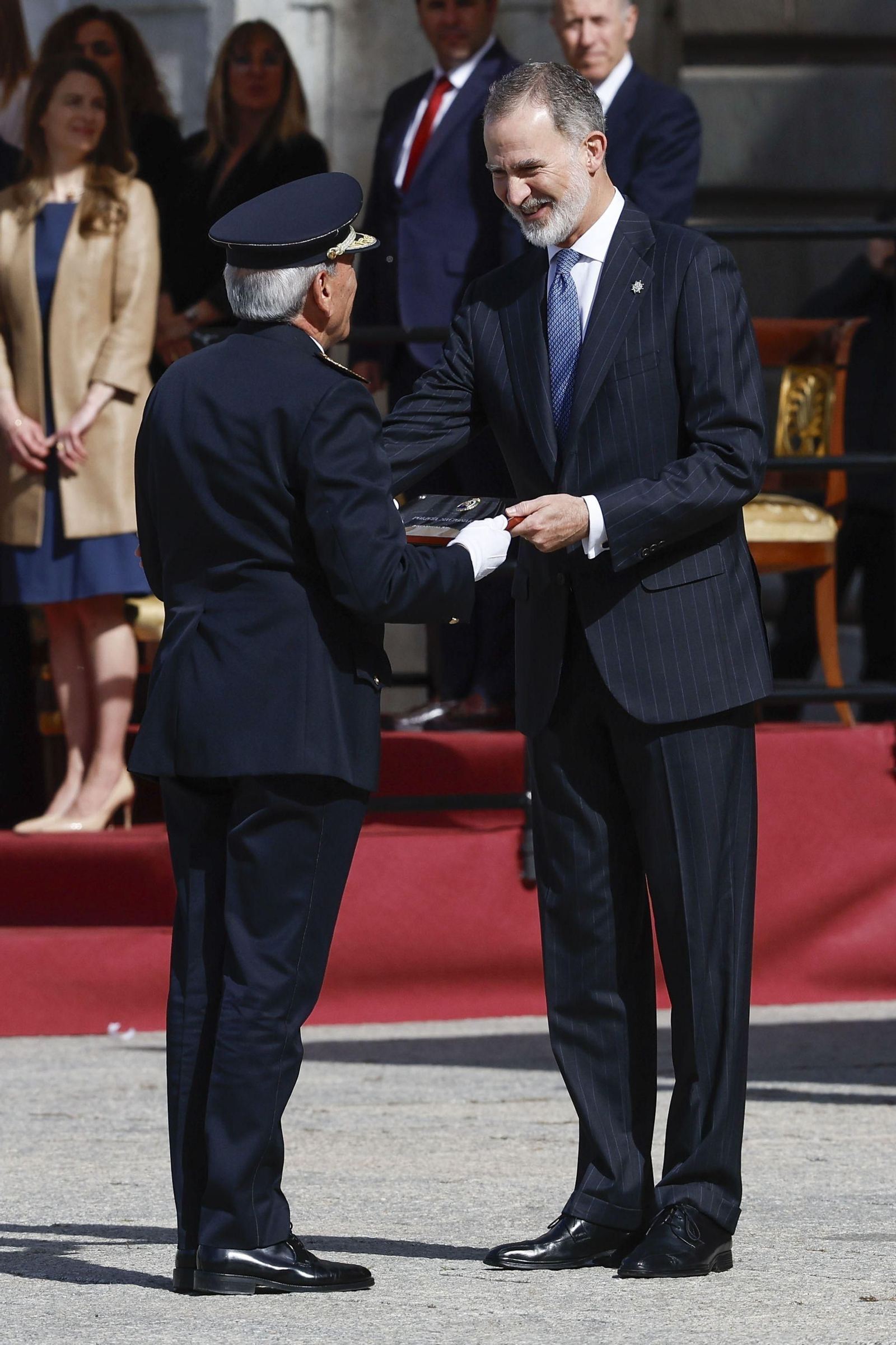 Los Reyes presiden los actos del bicentenario de la Policía Nacional