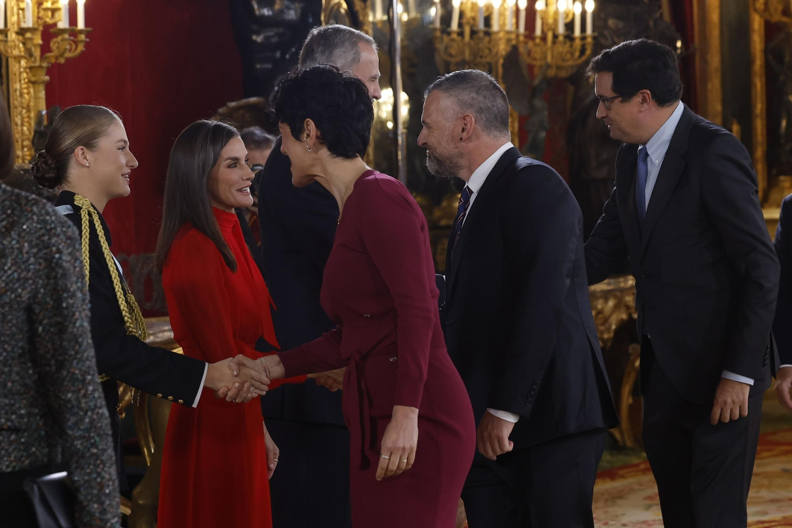 Las imágenes de la recepción de la Fiesta Nacional en el Palacio Real