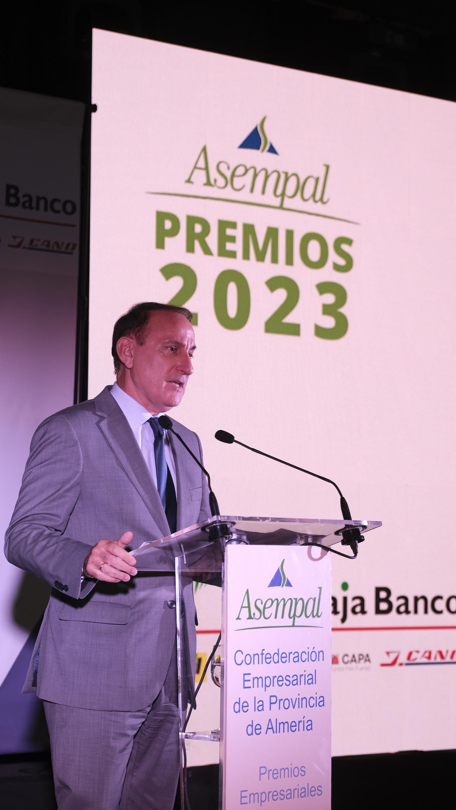 Imágenes de la gala de entrega de los Premios Asempal 2023, en el Hotel Playadulce