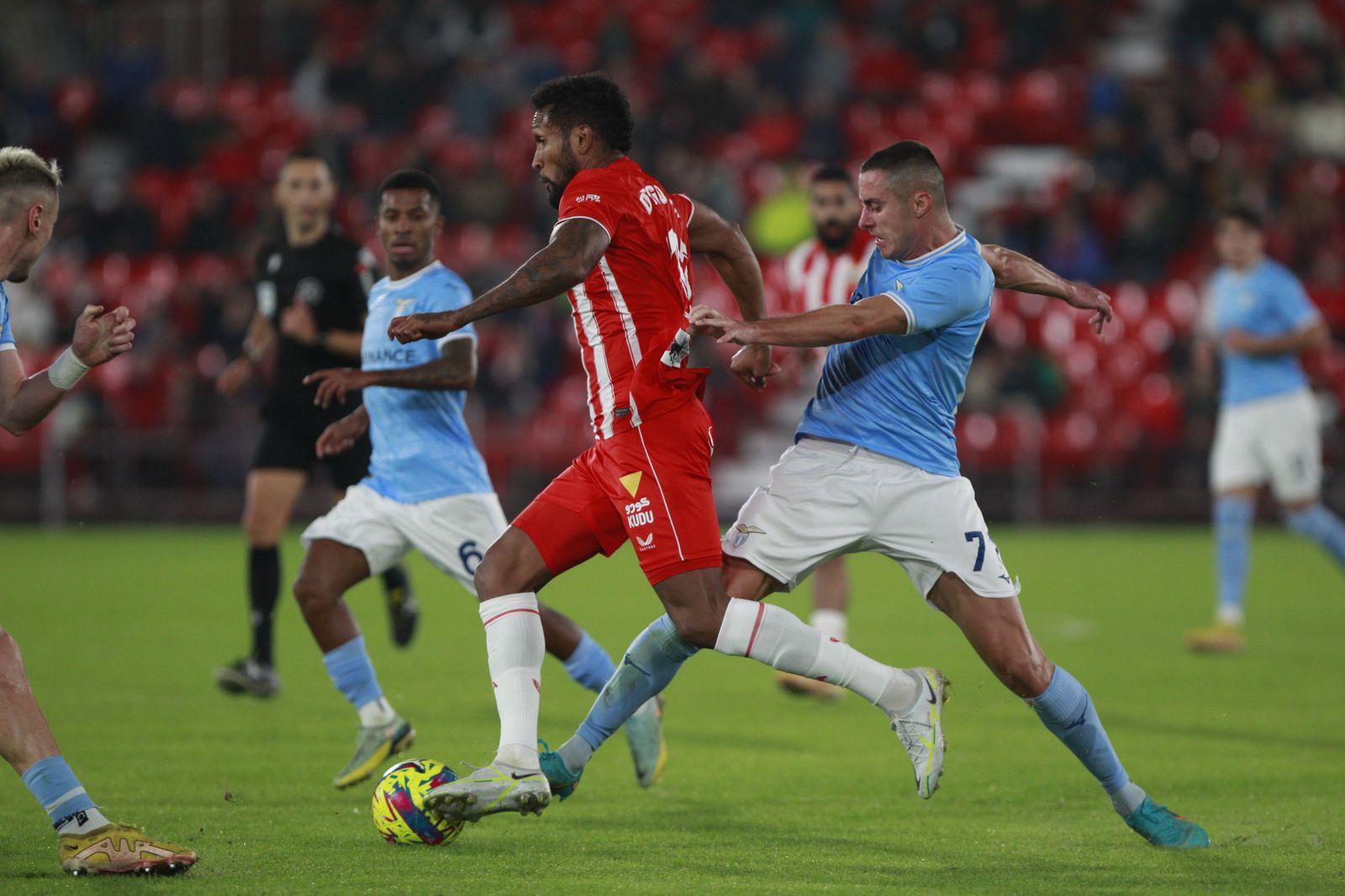 Imágenes del partido de fútbol amistoso U.D. Almería-Lazio