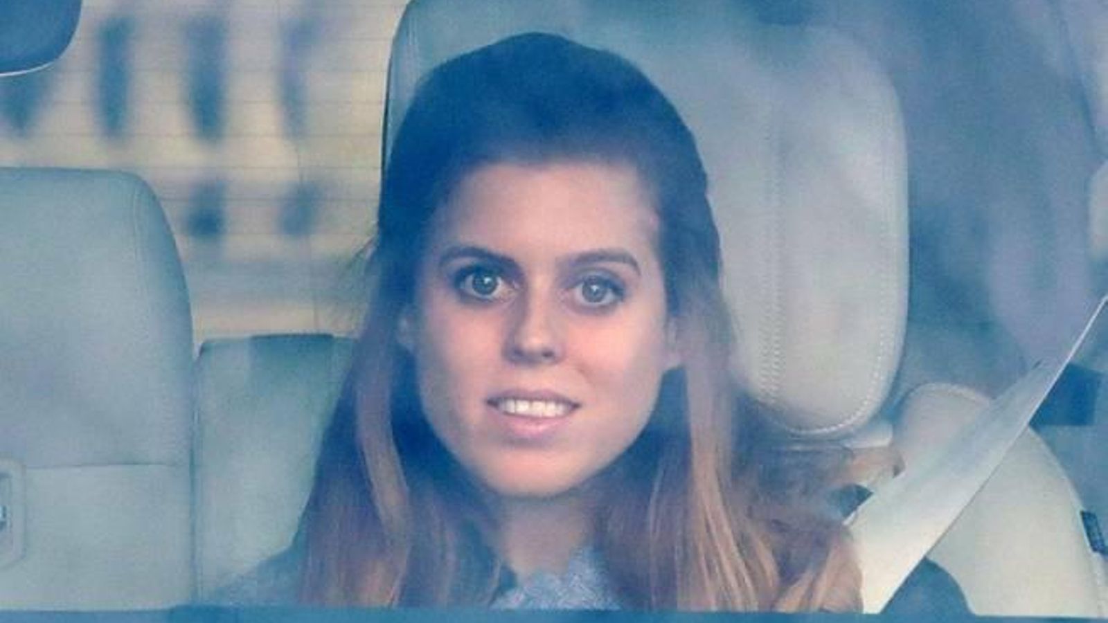 Beatriz de York, el miércoles, a su llegada a Buckigham.