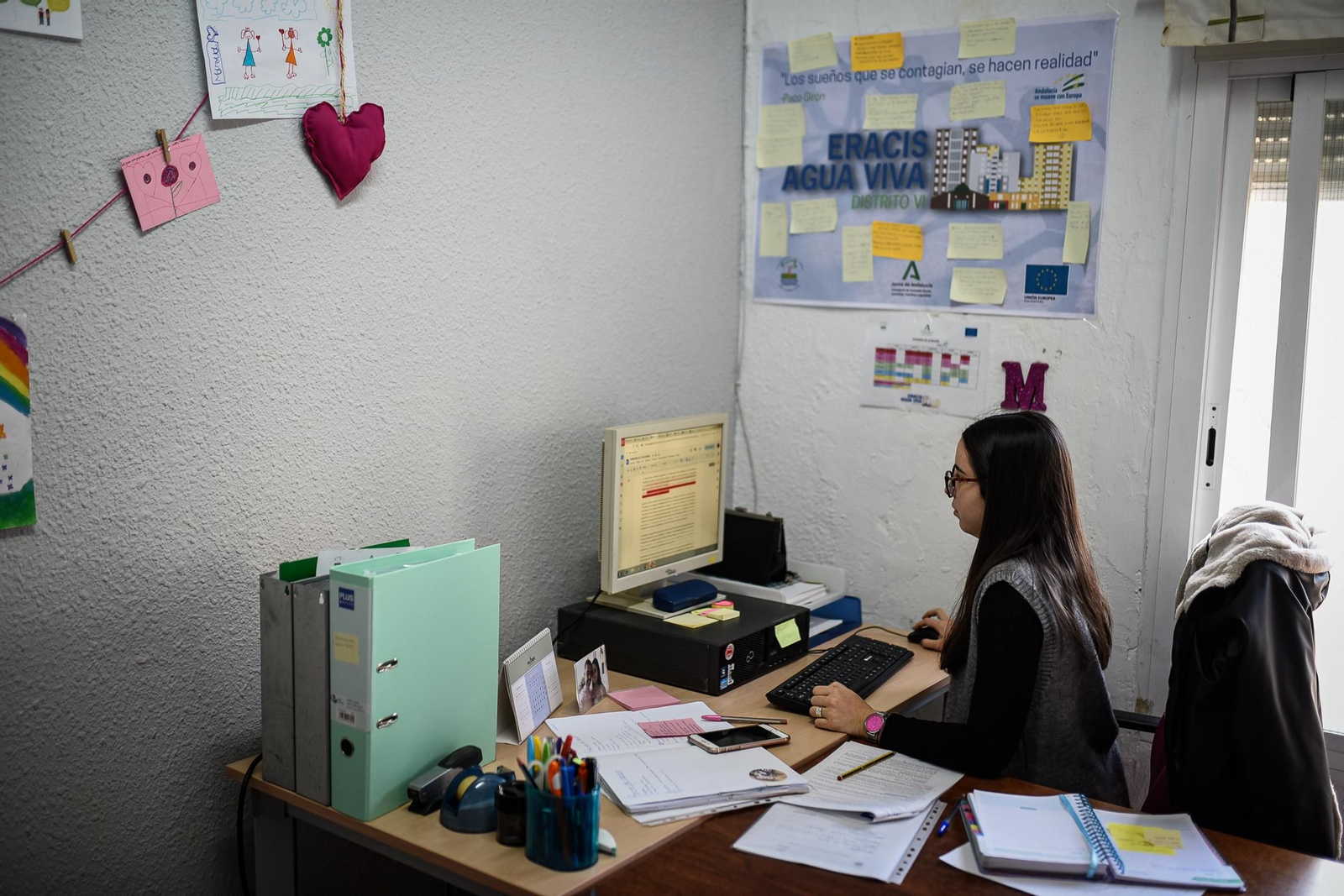 Una visita a la asociación Agua Viva en imágenes