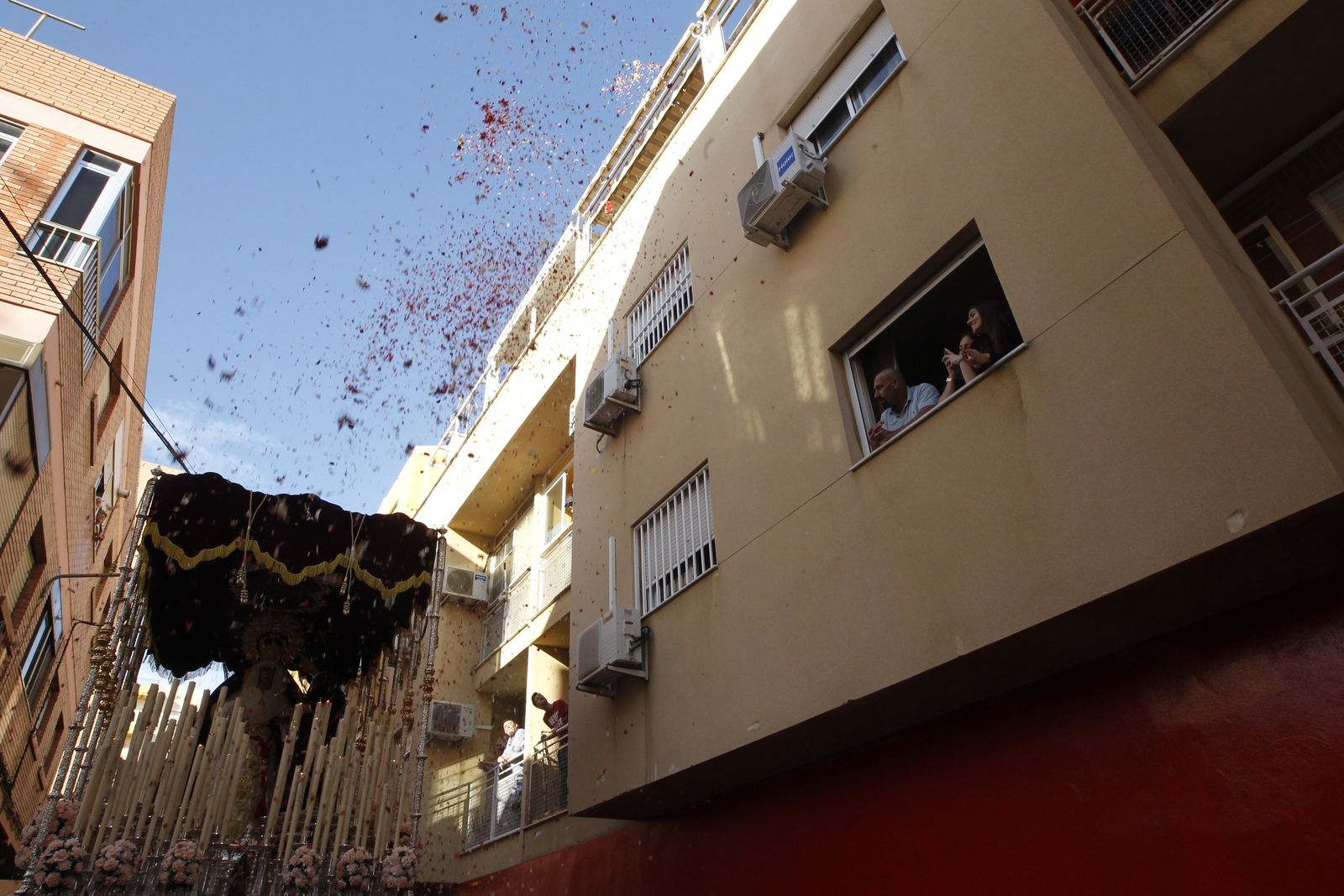 Imágenes de la Procesión de Coronación. Barrio de Los Molinos. Semana Santa Almería 2019