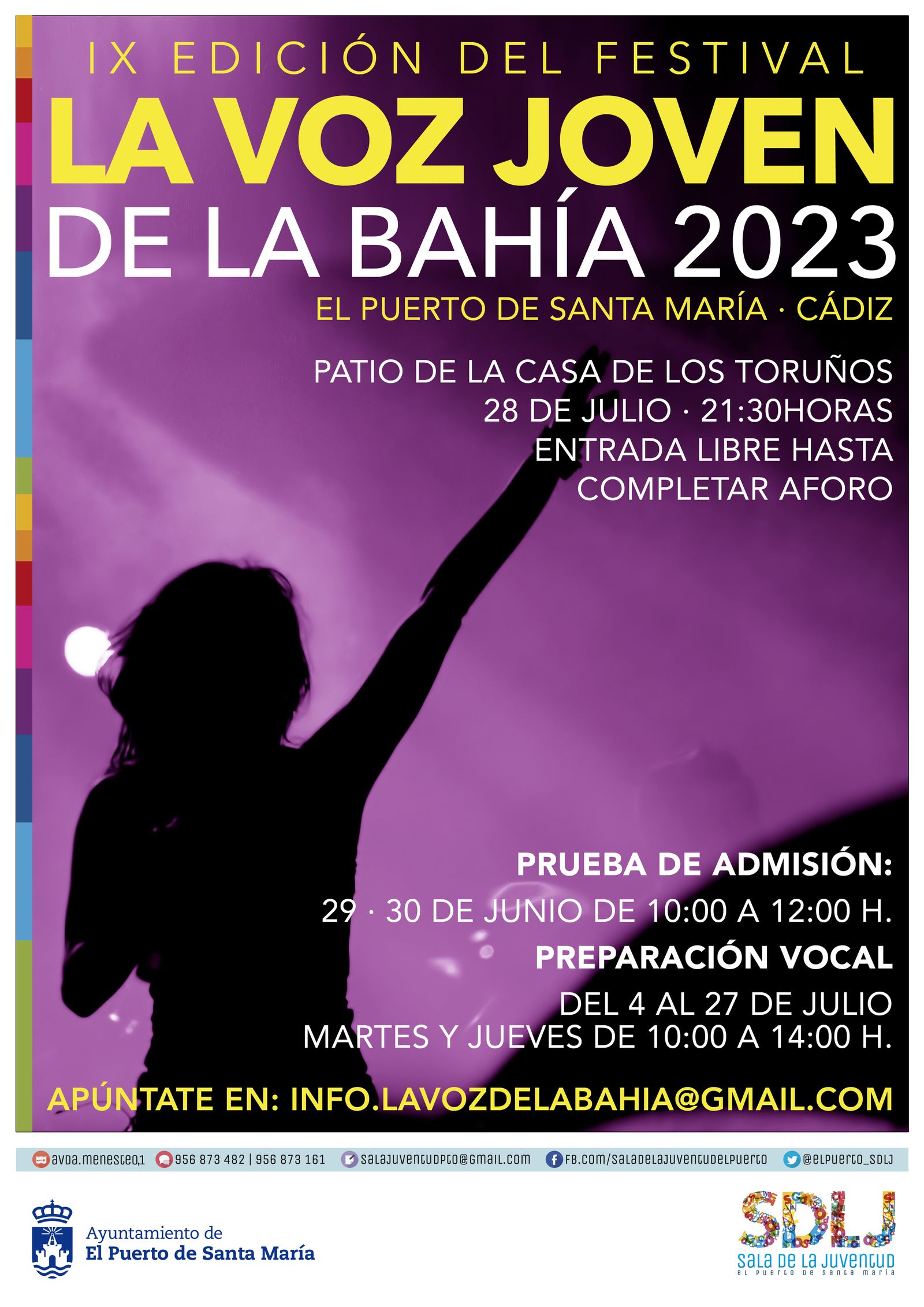 El cartel anunciador del evento.