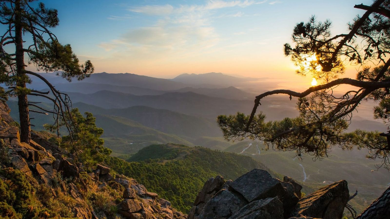 Uno de los tramos de una de las rutas de senderismo.