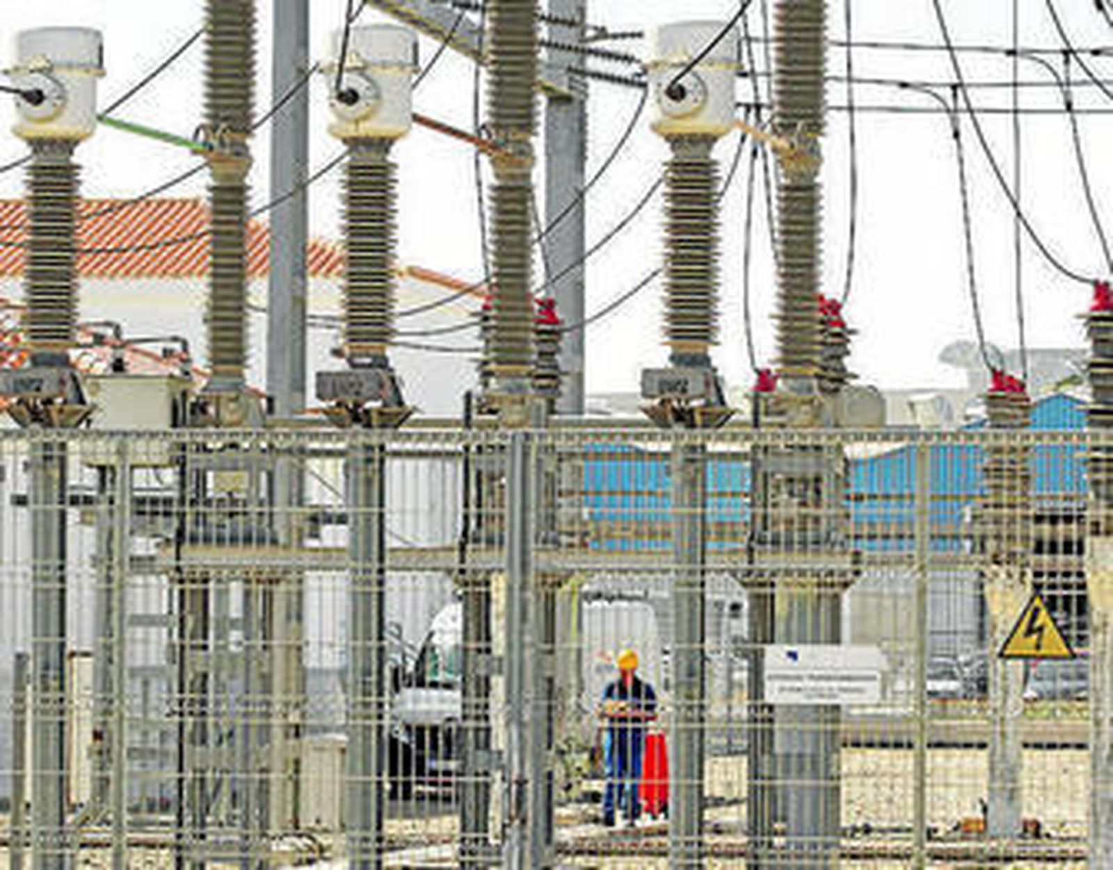 Una imagen de archivo de una subestación elécrica.