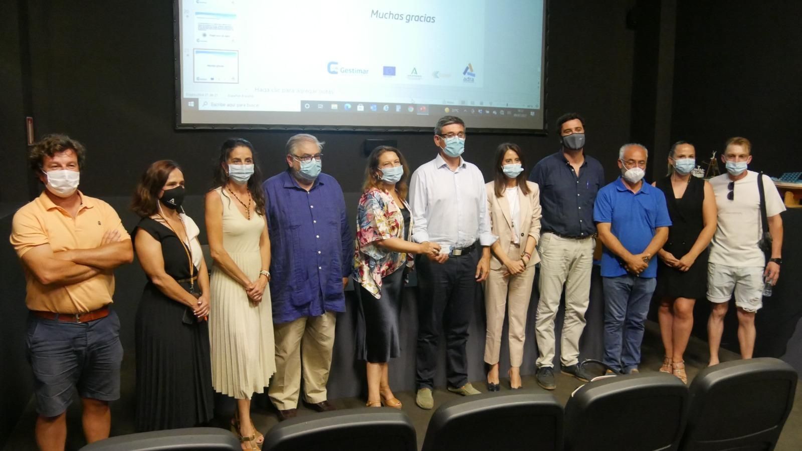 Acto para presentar los avances del proyecto de creación de marca 'Pulpo seco de Adra' en el que ha estado presente la consejera Carmen Crespo