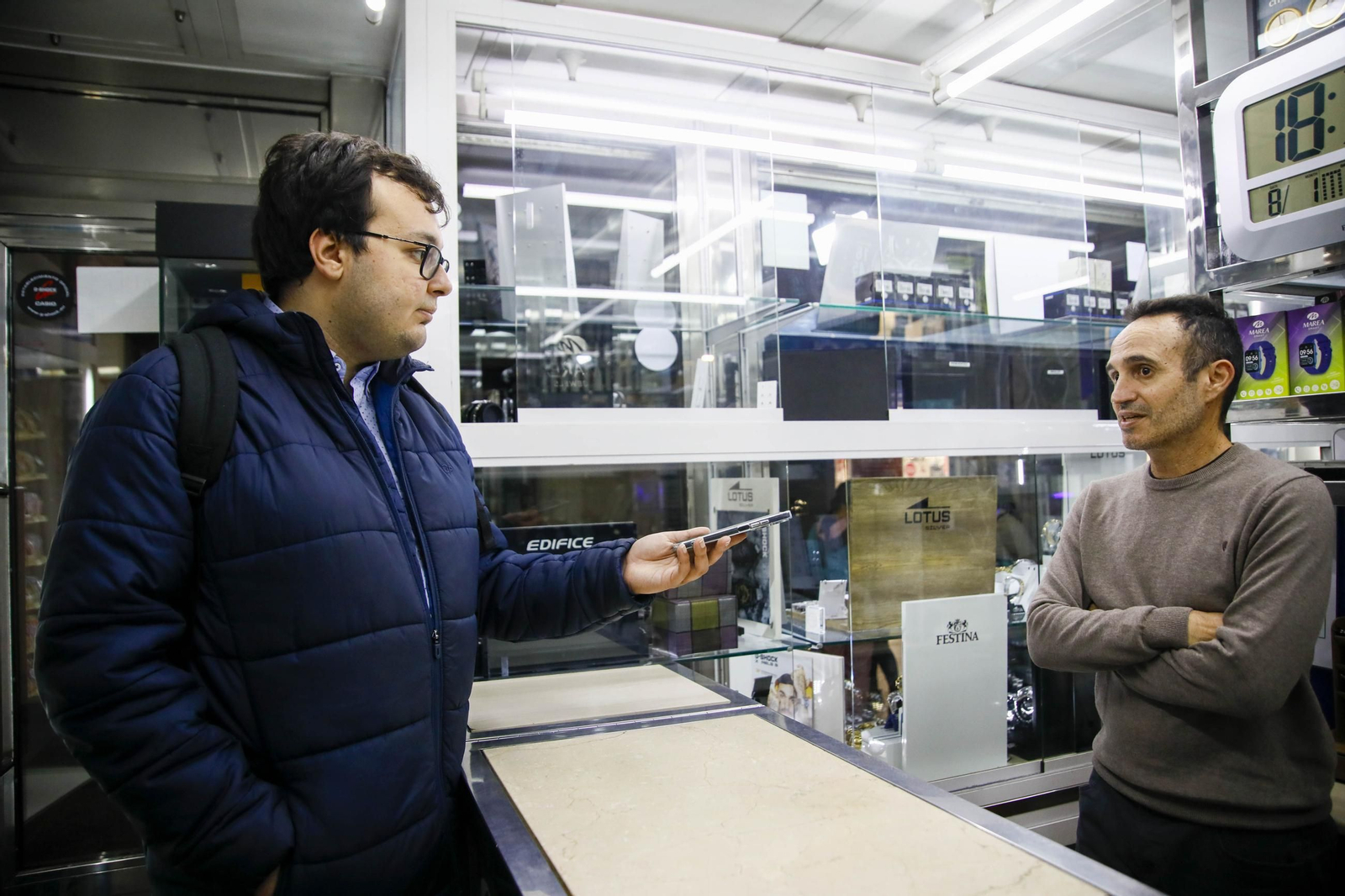 Imágenes de los kioscos en el paseo de Almería