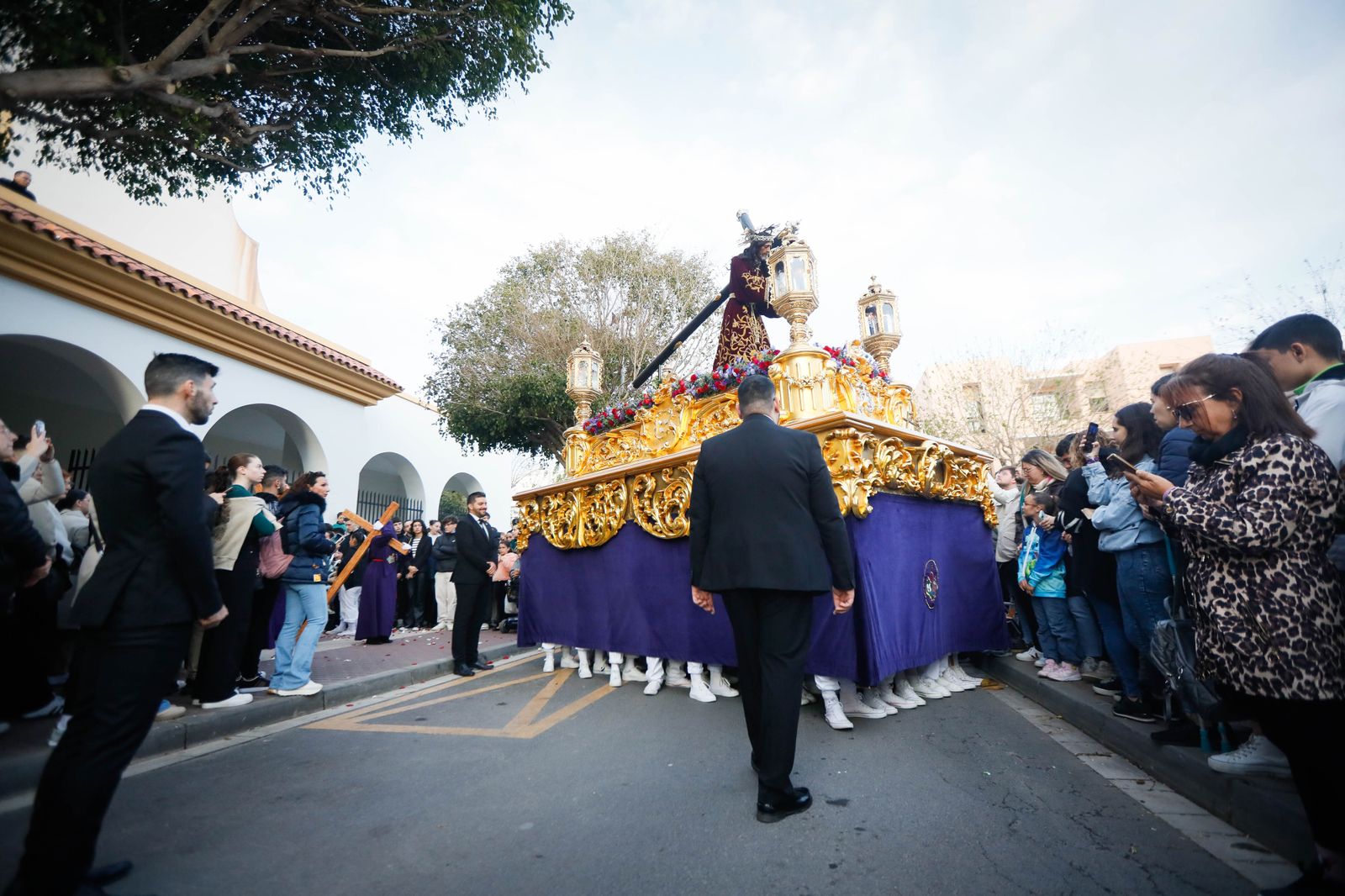 La procesión del Encuentro, en imágenes