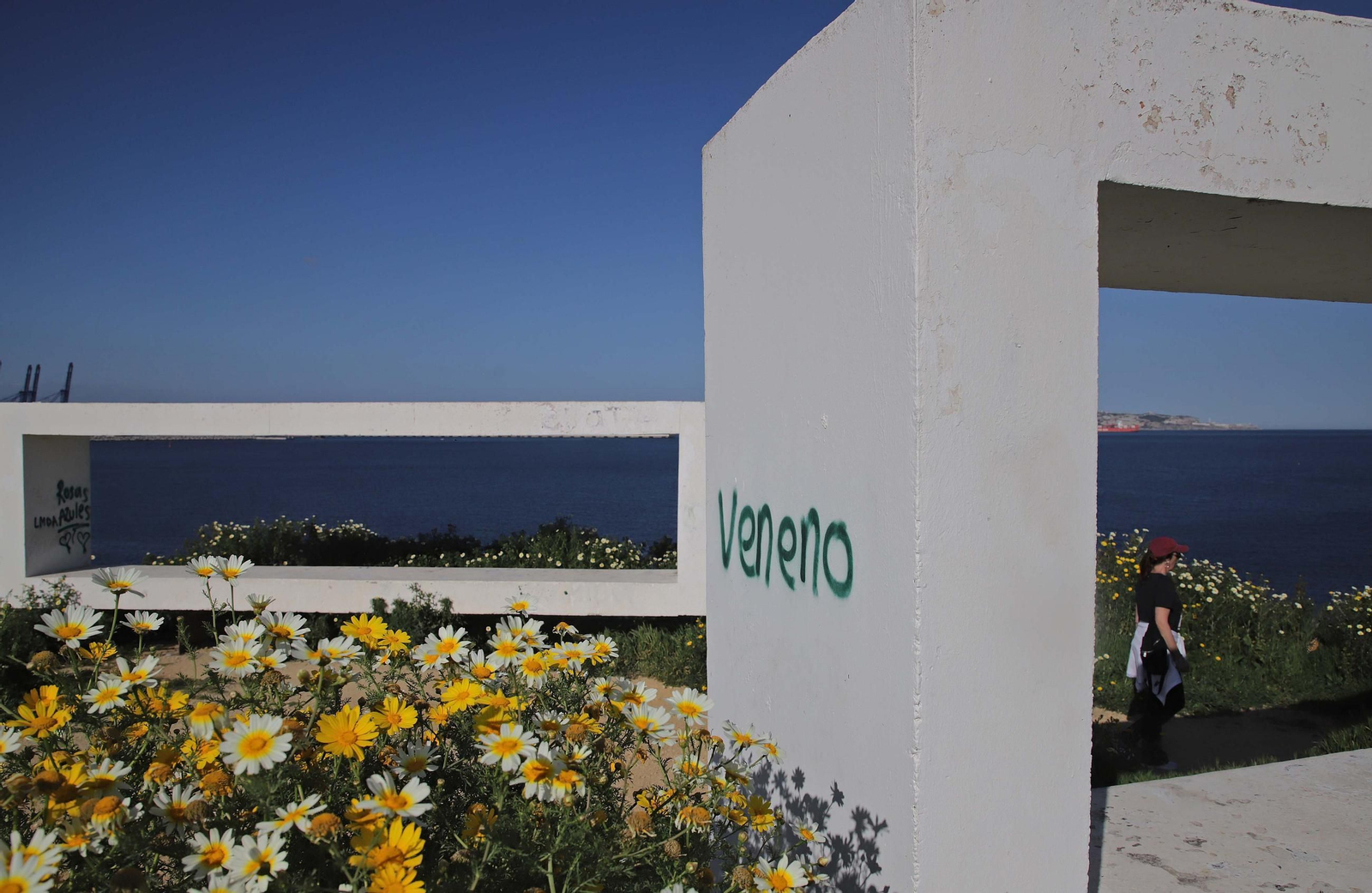 Fotos del estado de abandono del Parque del Centenario de Algeciras